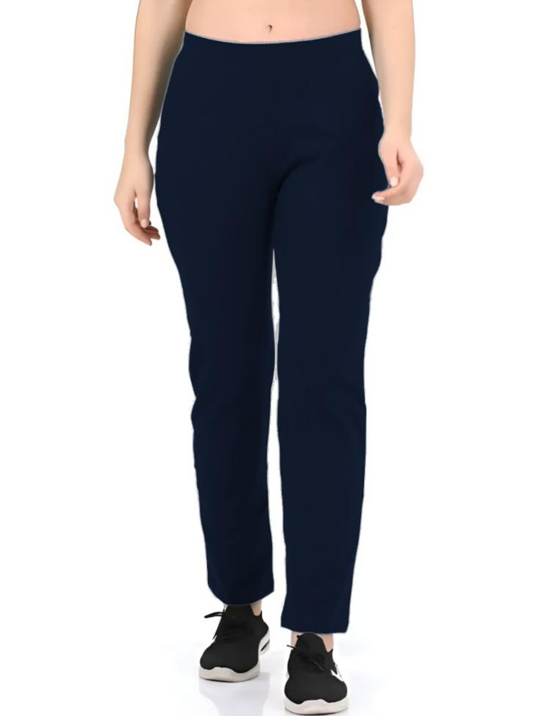 Lango Women Relaxed Fit Cotton Track Pants