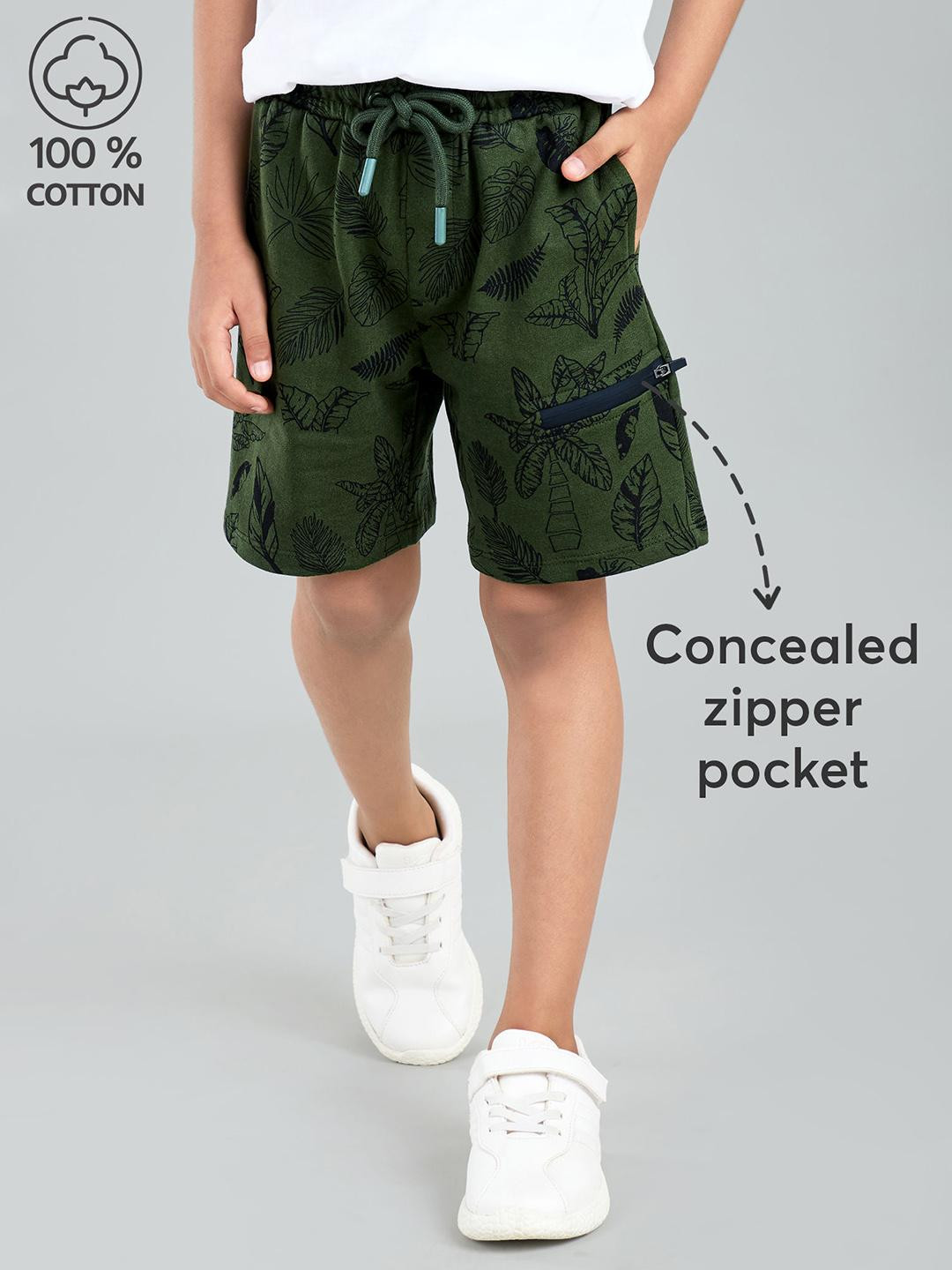 Hopscotch Boys Pure Cotton Tropical Shorts