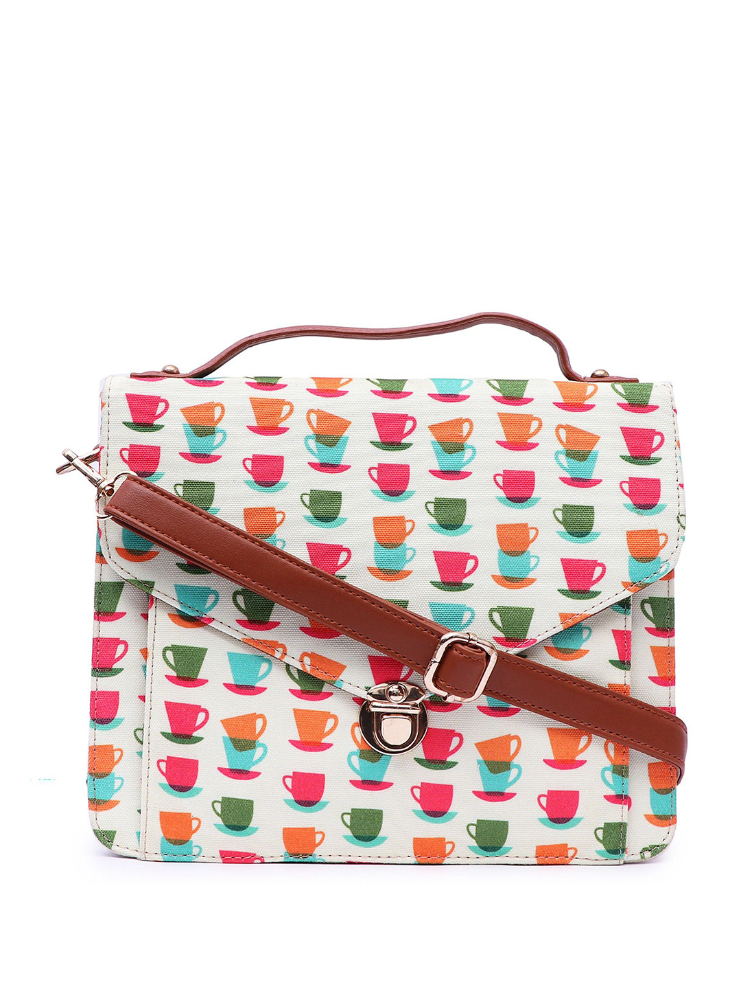 MARISSA Women Graphic Printed Structured Satchel Bag