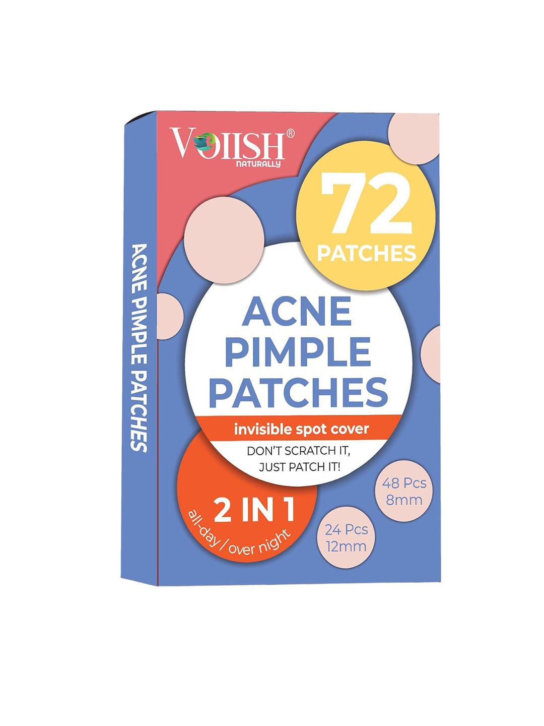Voiish Acne Pimple Patches - 72Pcs