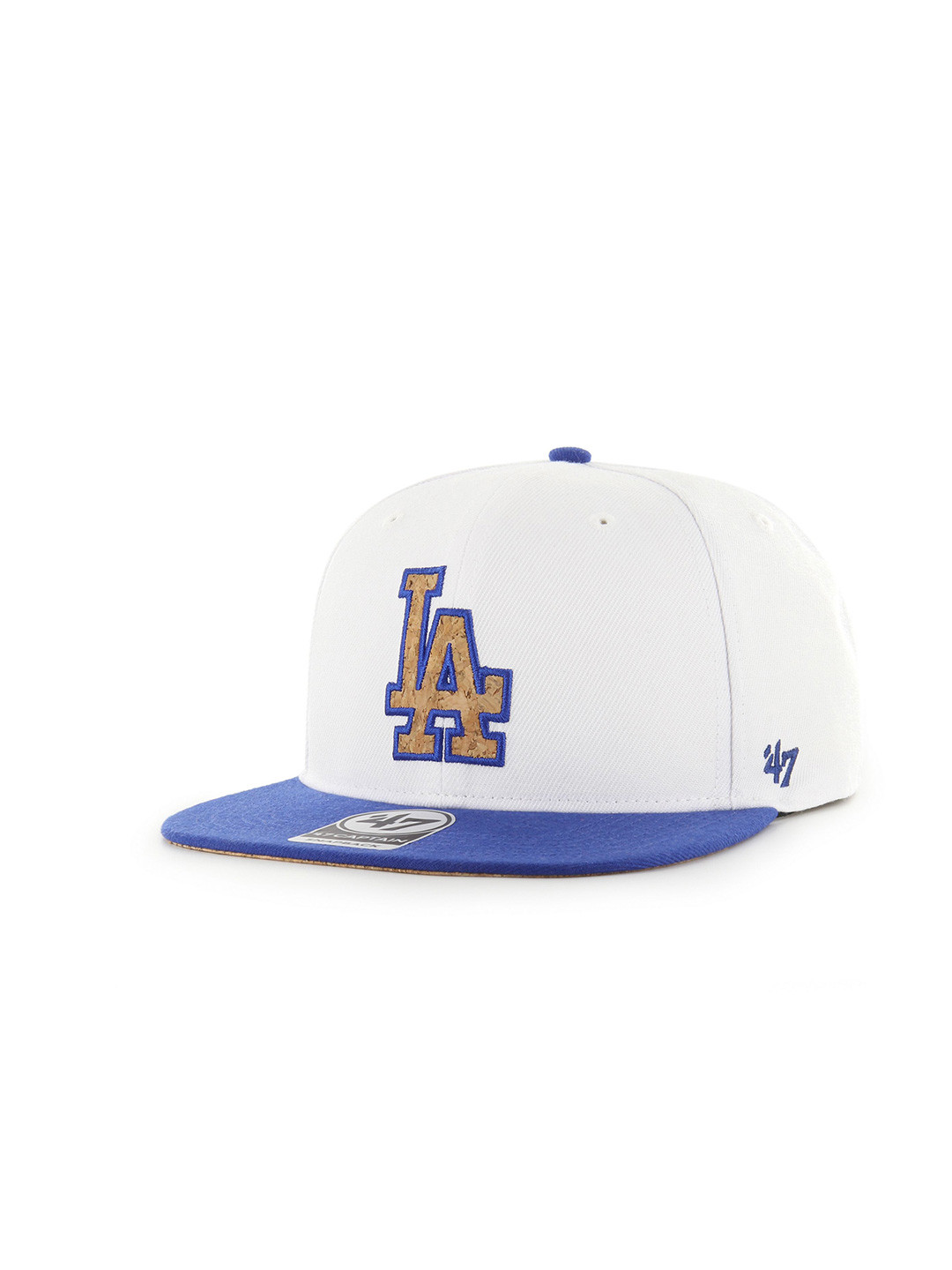 '47 Los Angeles Dodgers Corkscrew 47 CAPTAIN White Cap