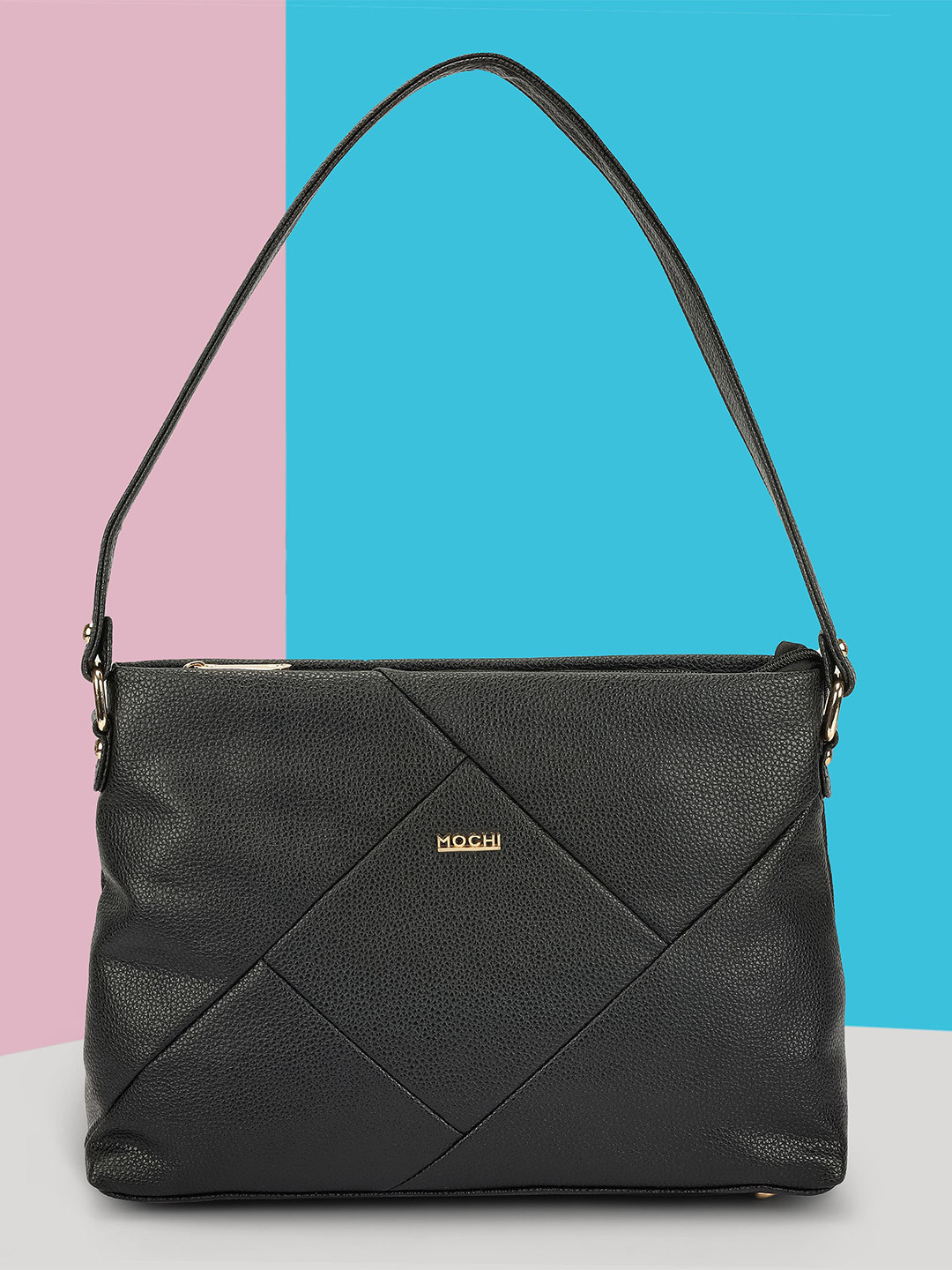 Mochi Quilted Medium Structured Shoulder Bag