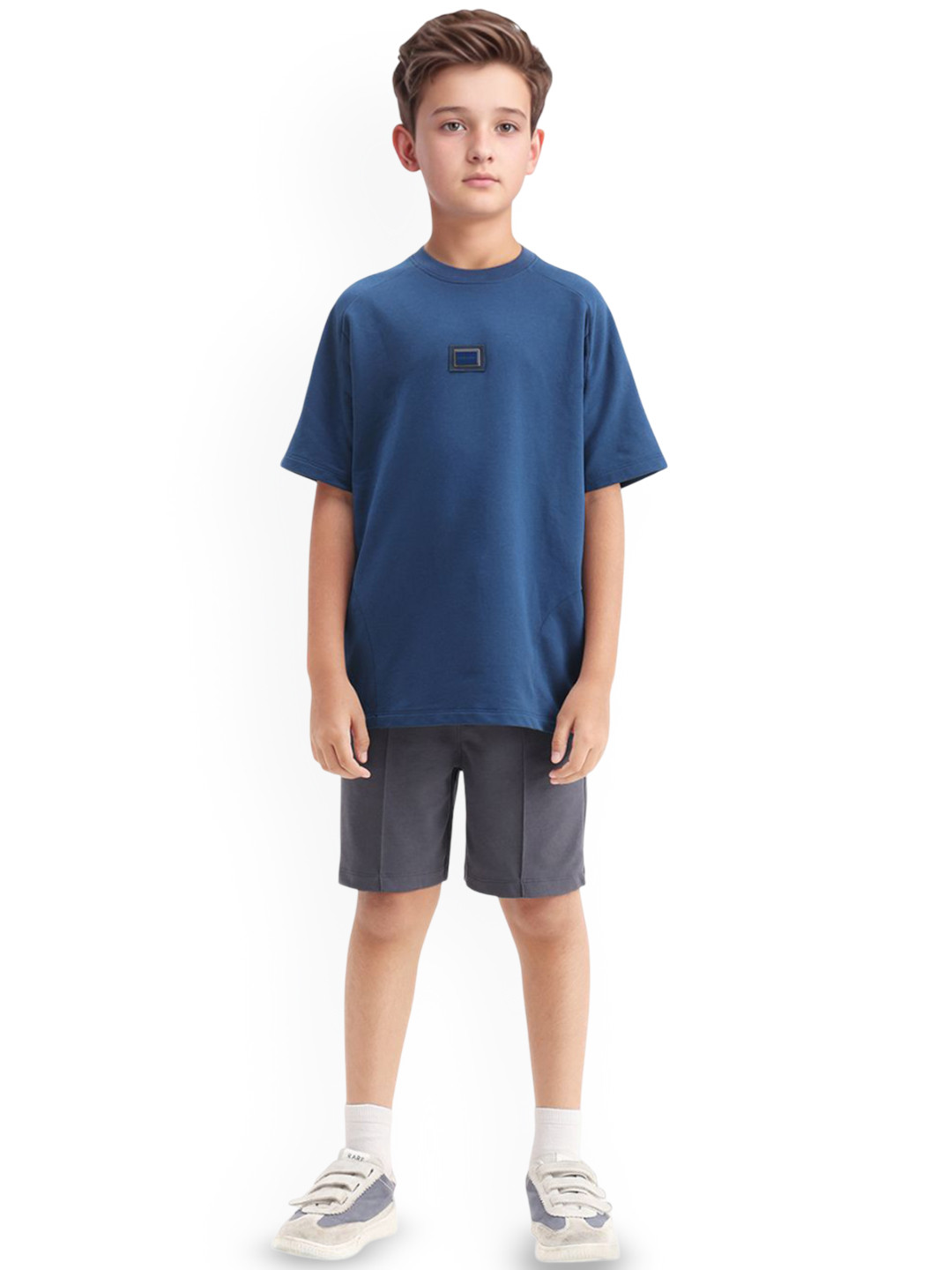 RARE ONES Boys Mid-Rise Cotton Sports Shorts