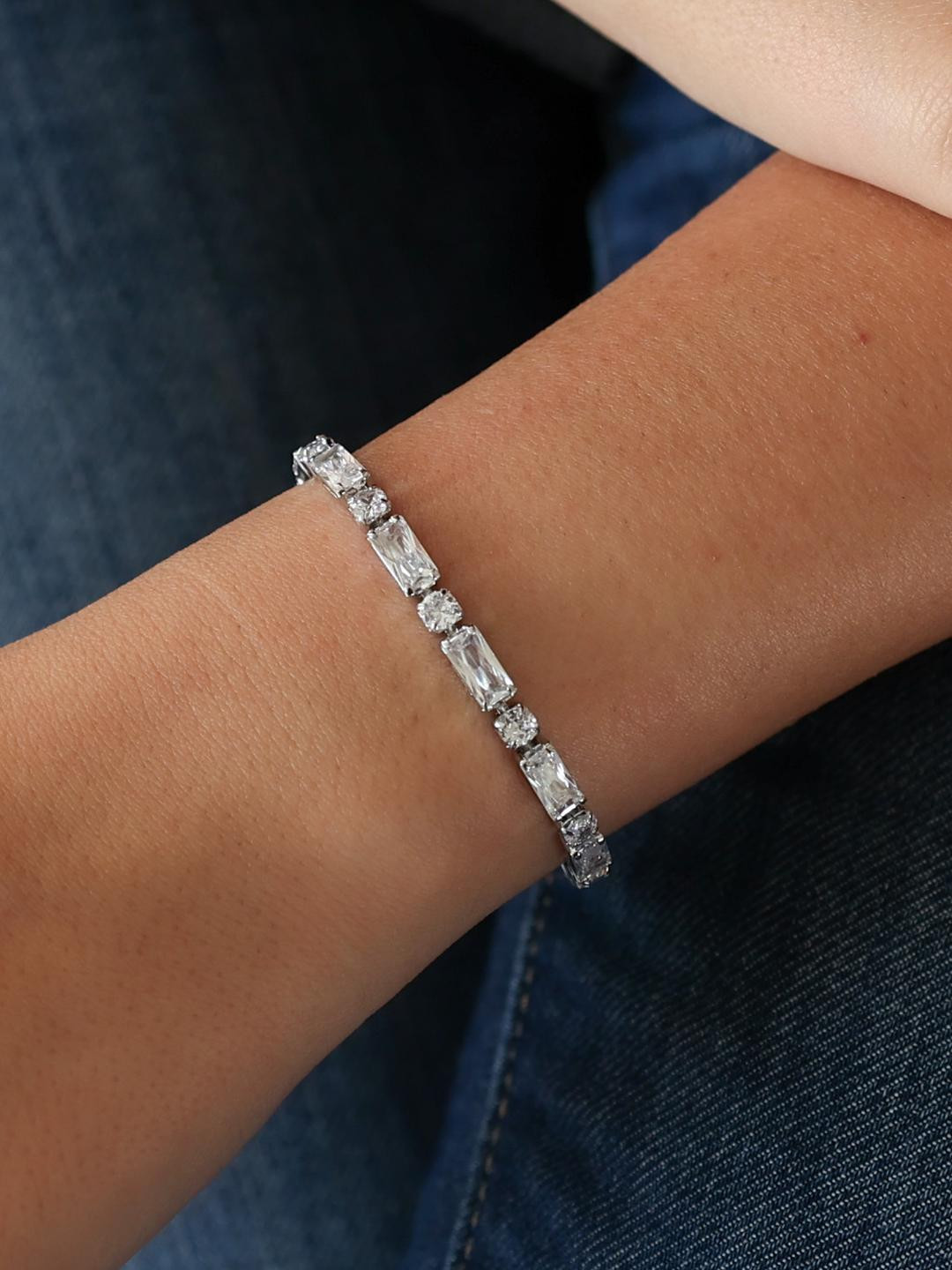 LOLO LePA Women Silver-Plated Brass Bracelet