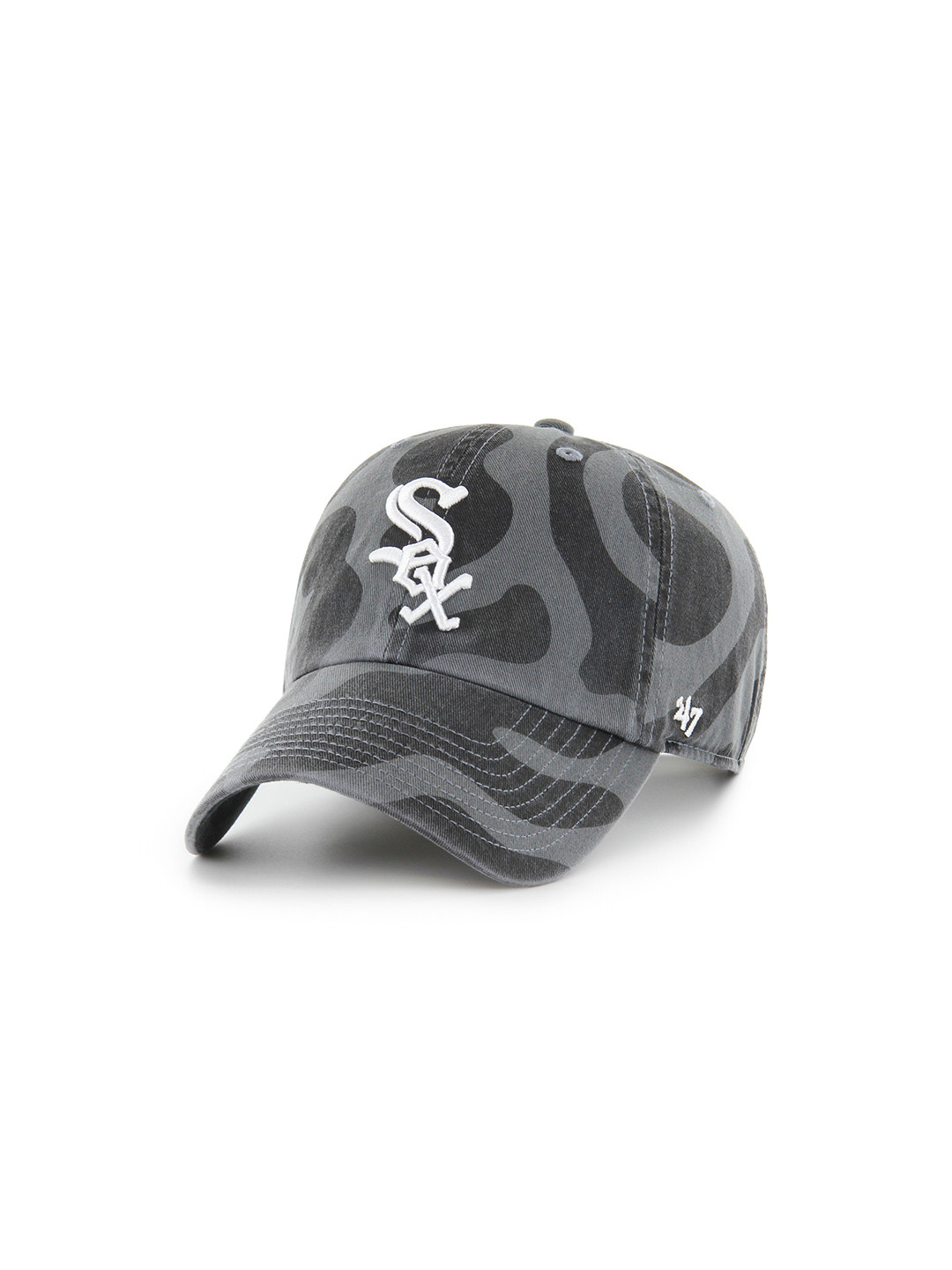 '47 Chicago White Sox Freeform 47 CLEAN UP Charcoal Cap