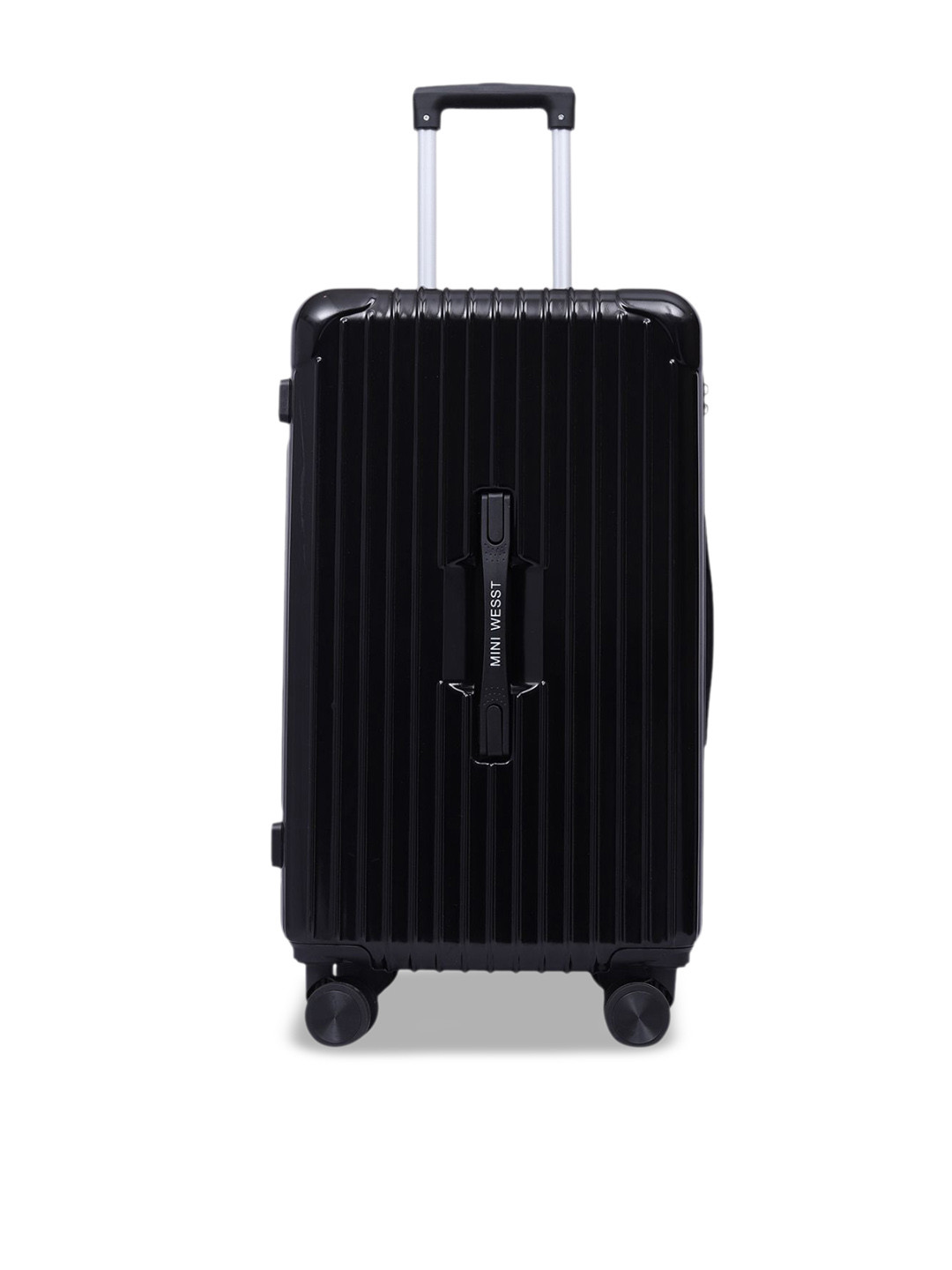 Mini west london Textured Hard-Sided The Trunk Check In Luggage Trolley Bag
