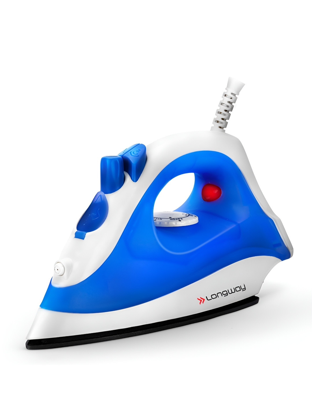 Longway Steamy Blue 1400 W Light Weight Non Stick Steam Iron