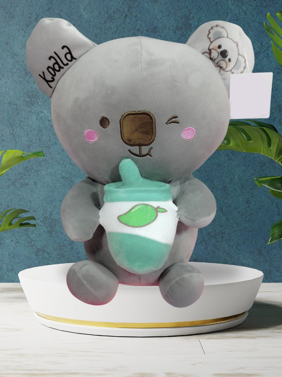 Teddy Daddy Kids Microfiber Filing Koala Coffee Bear Soft Toy