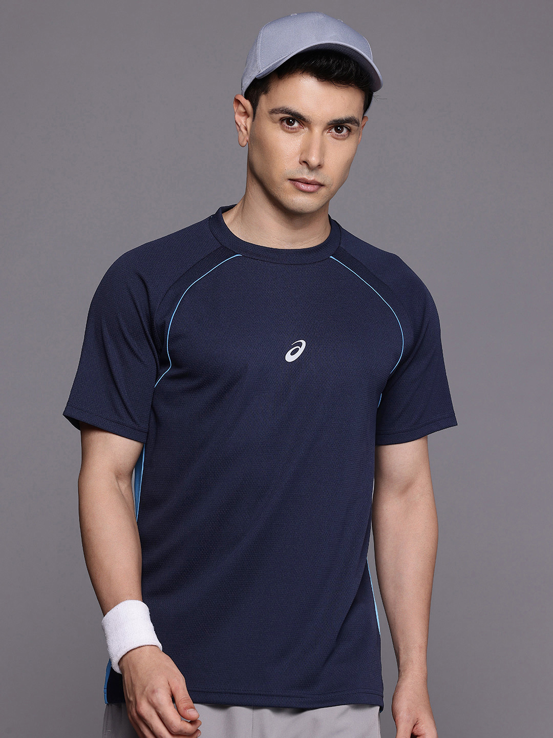 ASICS Self Design Raglan Sleeve Running T-shirt