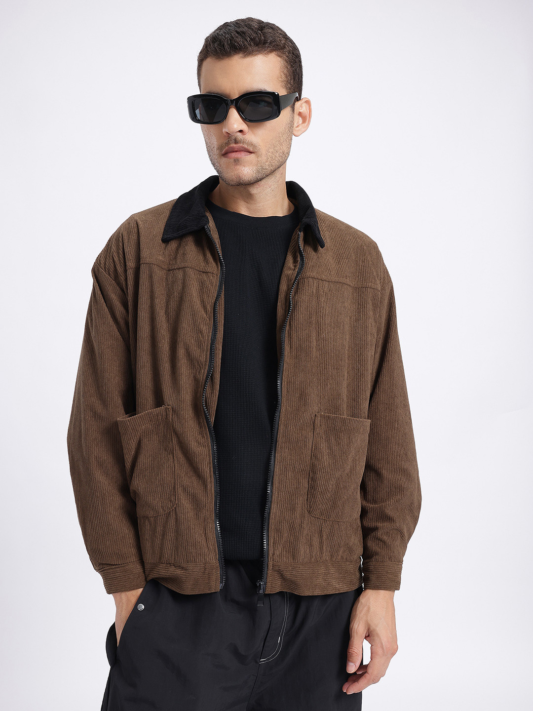 StyleCast x Revolte Corduroy Tailored Jacket
