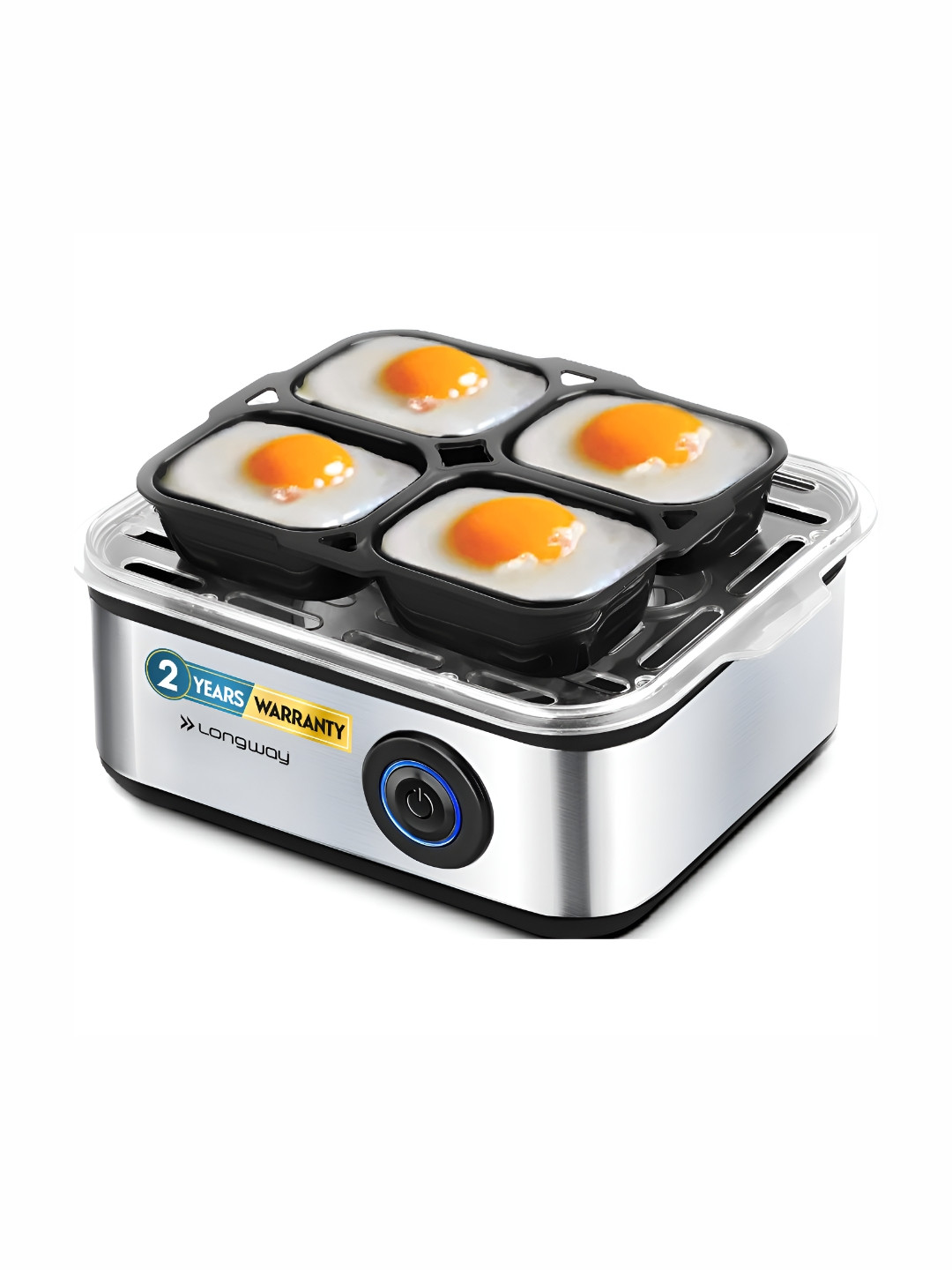 Longway LWEB04 Stainless Steel 500W 8 Eggs Electric Egg Boiler