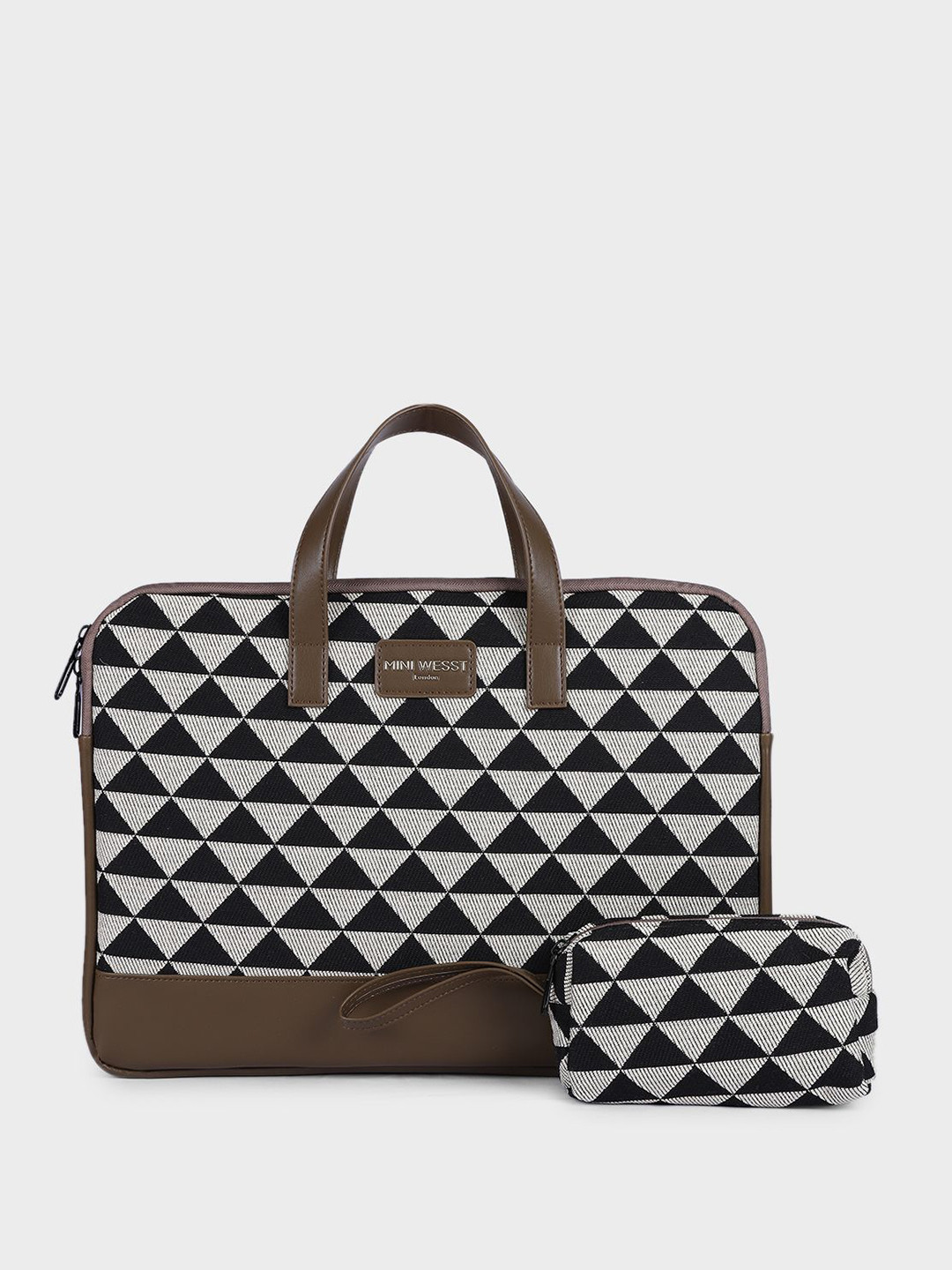 Mini west london Unisex Printed Laptop Bag