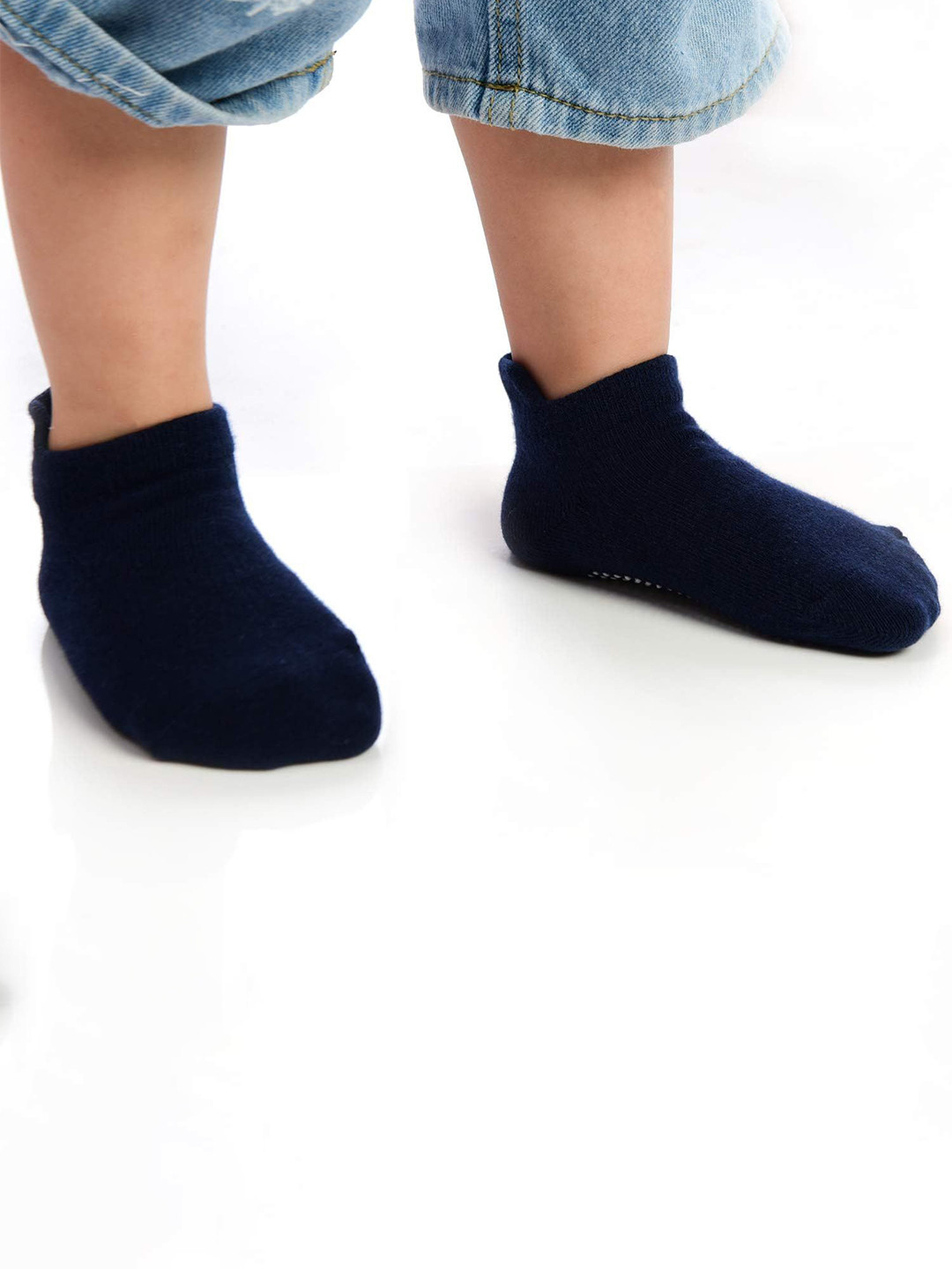 USOXO Kids Cotton Anti-Skid Ankle Length Socks