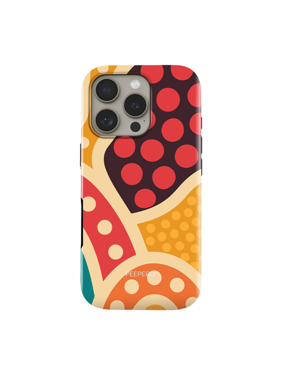 PEEPERLY Women Festive Fair Crystal Printed iPhone 14 Impact Resistant Back Case