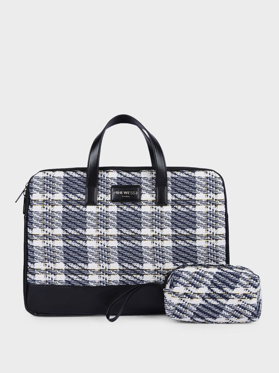 Mini west london Unisex Printed Laptop Bag