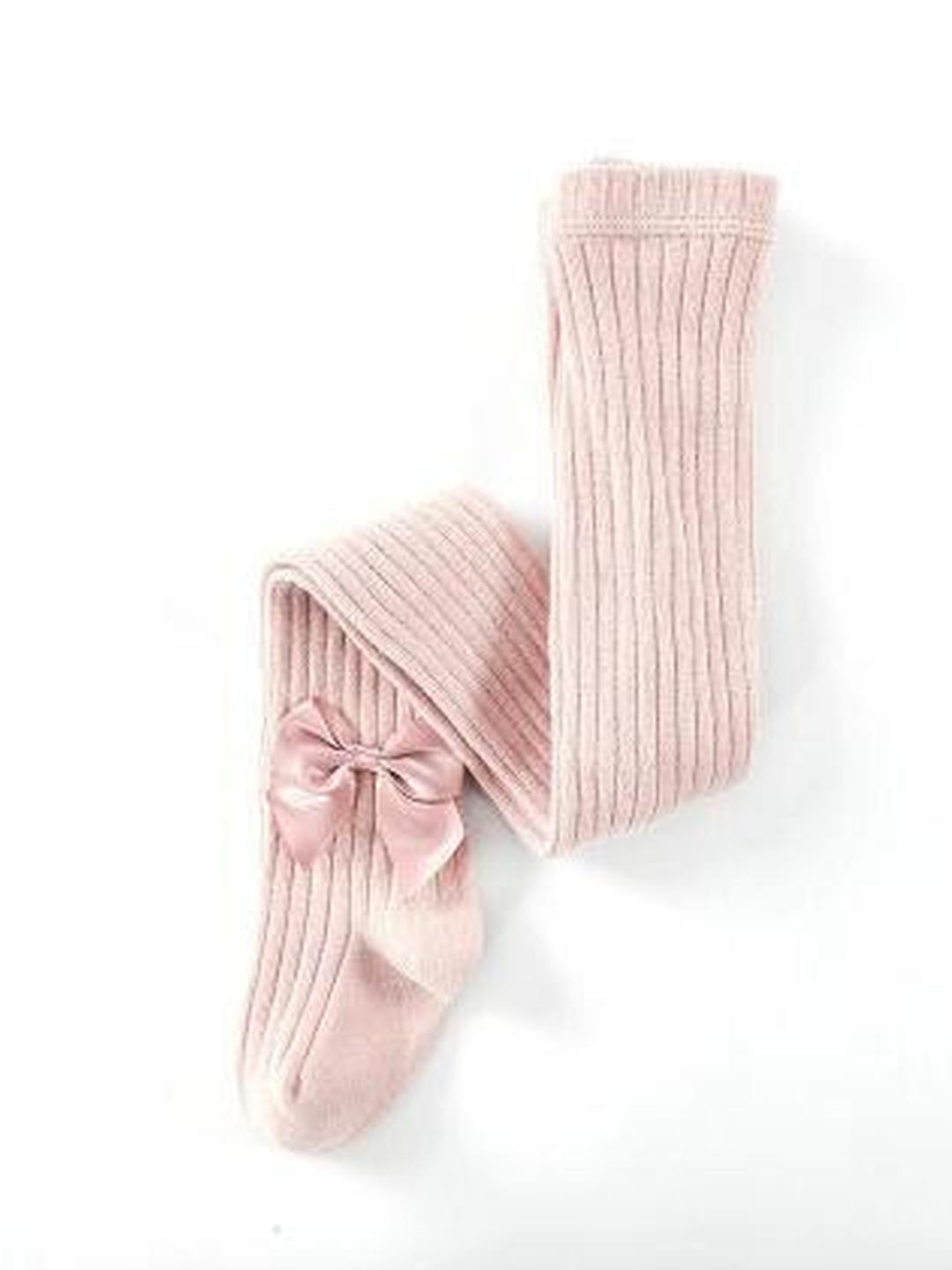 Kidofash Girls Pink Striped Cotton Stockings