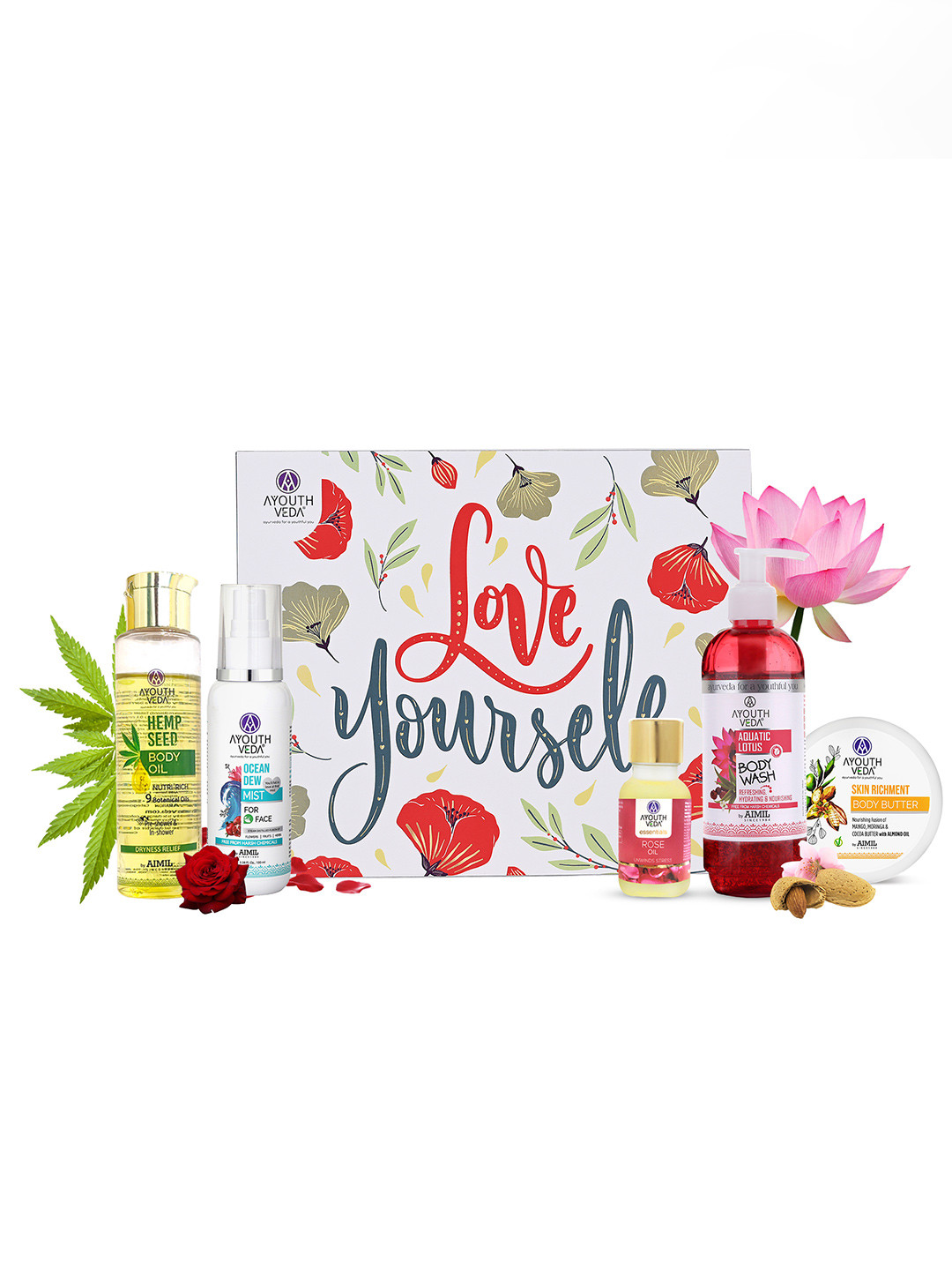 AYOUTHVEDA Gift Of Wellness Set For Diwali - Face & Body Care Kit
