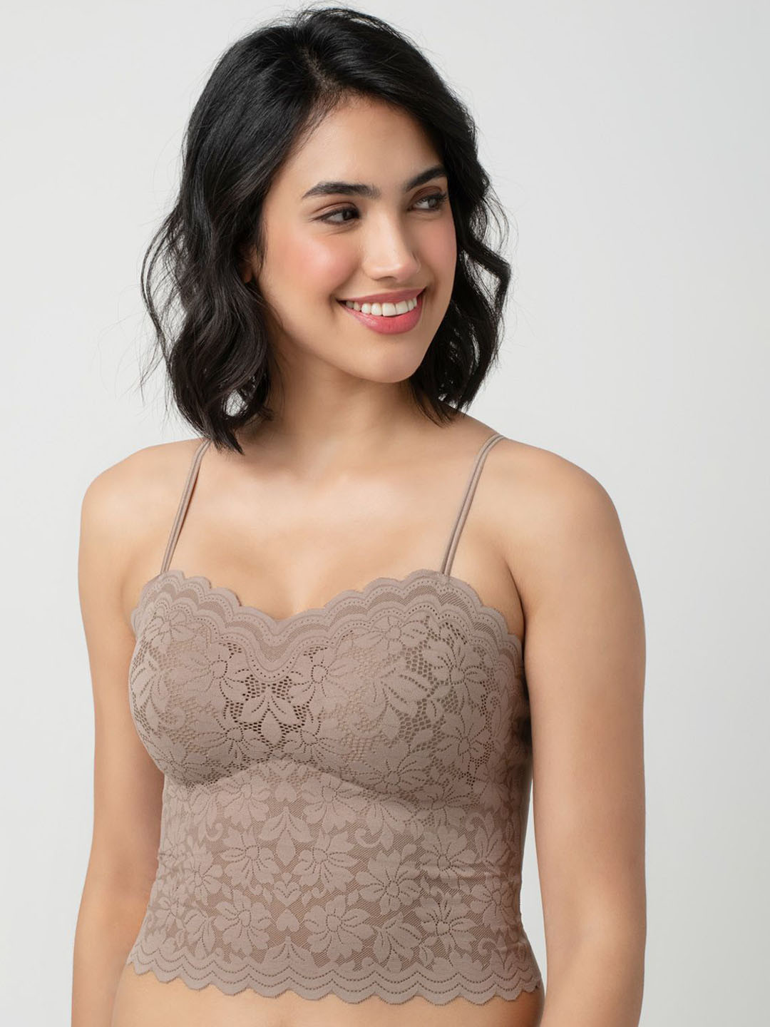 bodyline Women Lace-Trim Padded Camisoles