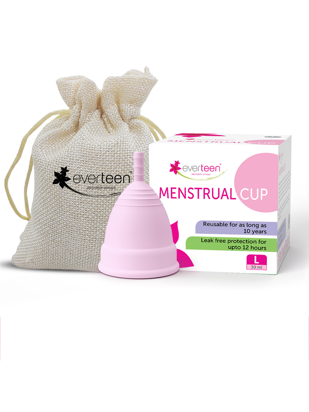 everteen Large Menstrual Cup for Periods - 30 ml