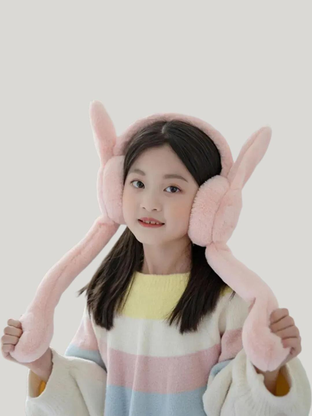 INDUS CLOUD Bunny Earmuffs Cute Plush Animal Ear Warmers