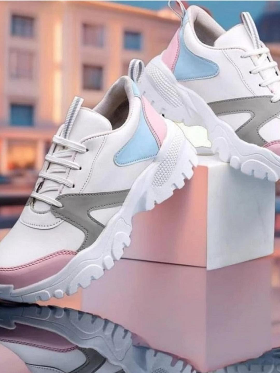 Shozie Women Synthetic Lace-Ups Sneakers
