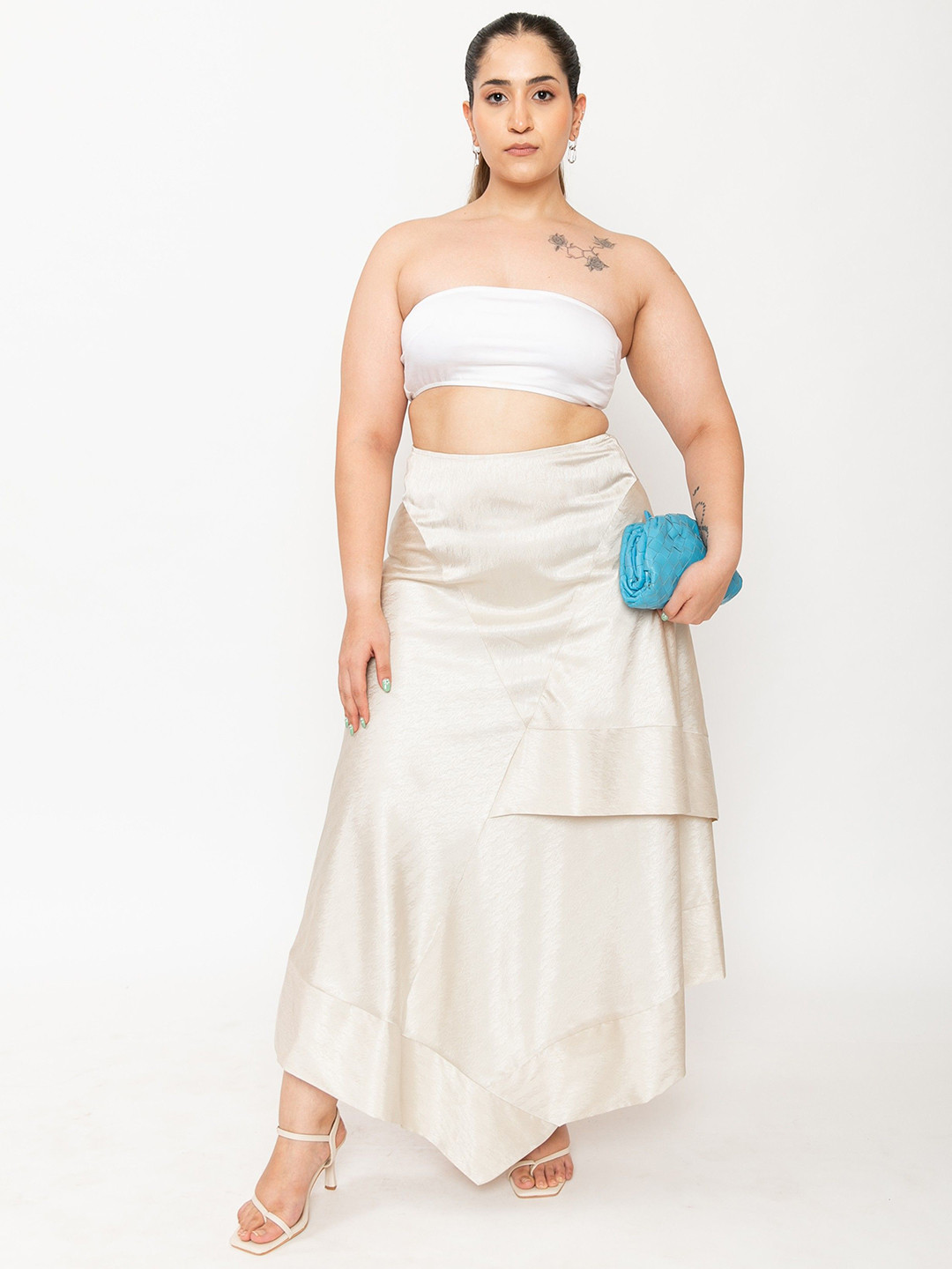 Contemponari High Rise Maxi Skirt