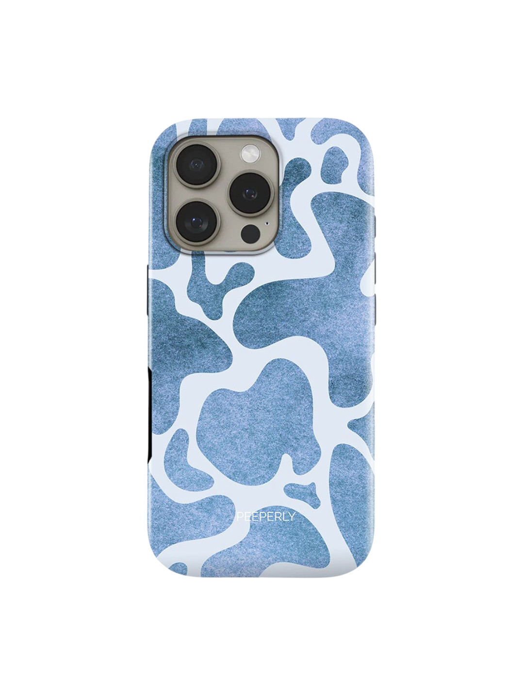 PEEPERLY Women Sobremesa Abstract Printed Impact Resistant iPhone 14 Crystal Back Case