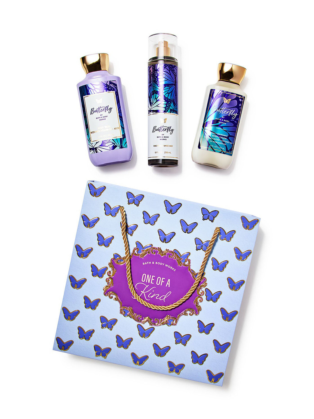 Bath & Body Works Butterfly Gift Box Set of 3