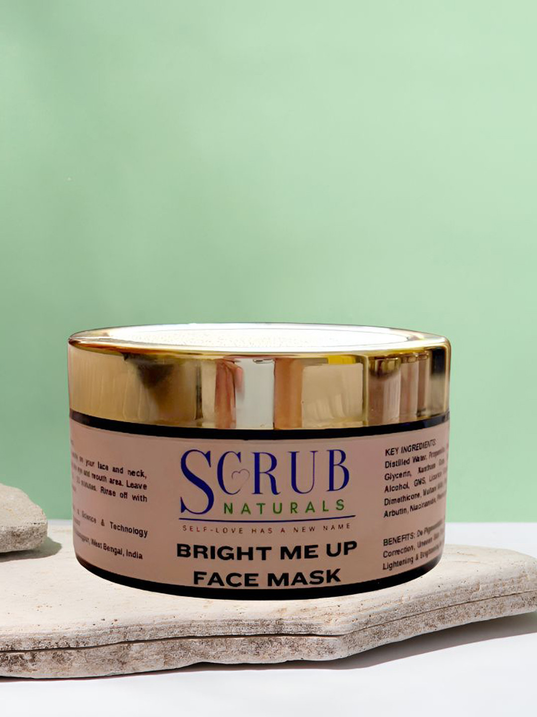 SCRUB NATURALS Bright Me Up Face Mask With Vitamin C- 50 g