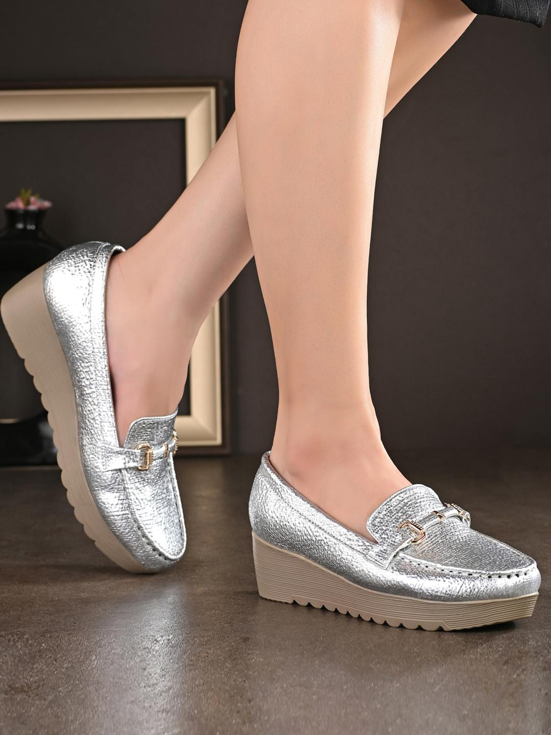 Valentino Women Synthetic Leather Wedge Heels