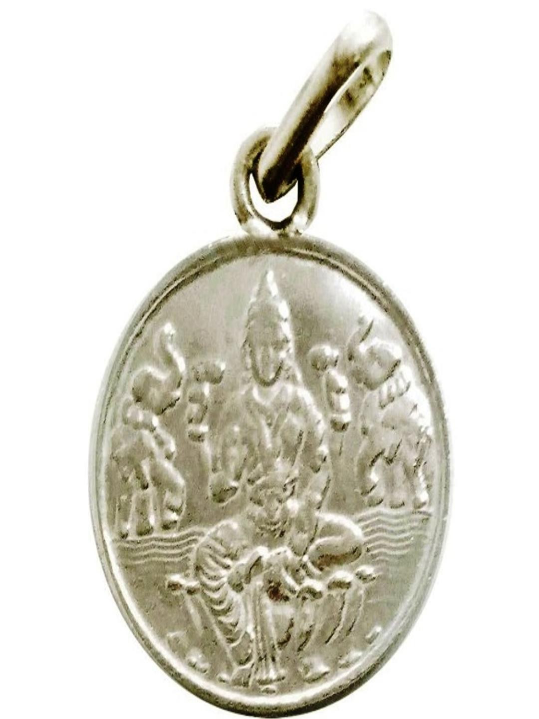 numeroastro Silver-Plated Shri Karya Sidhi Yantra Pendant