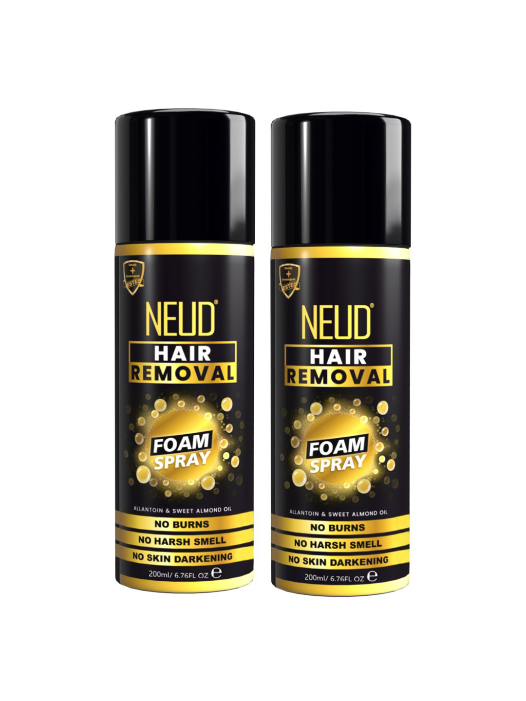 NEUD Set of 2 Hair Removal Foam Spray - 200ml Each