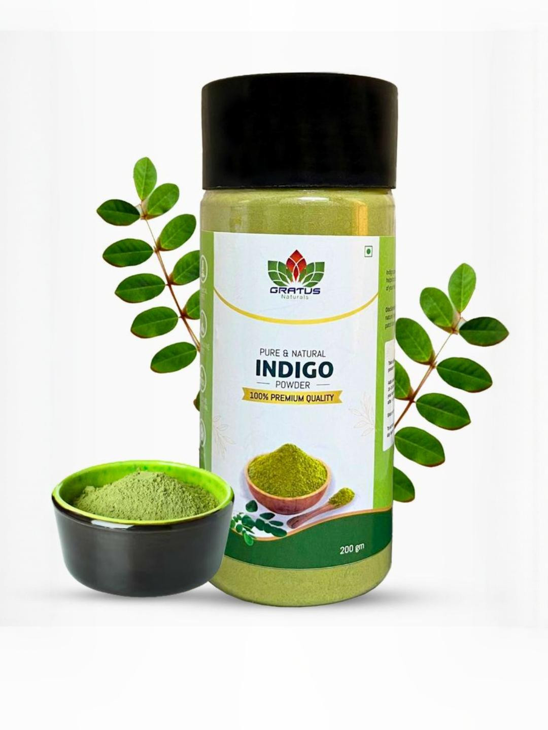 Gratus Naturals Indigo Powder For Your Hair- 200g