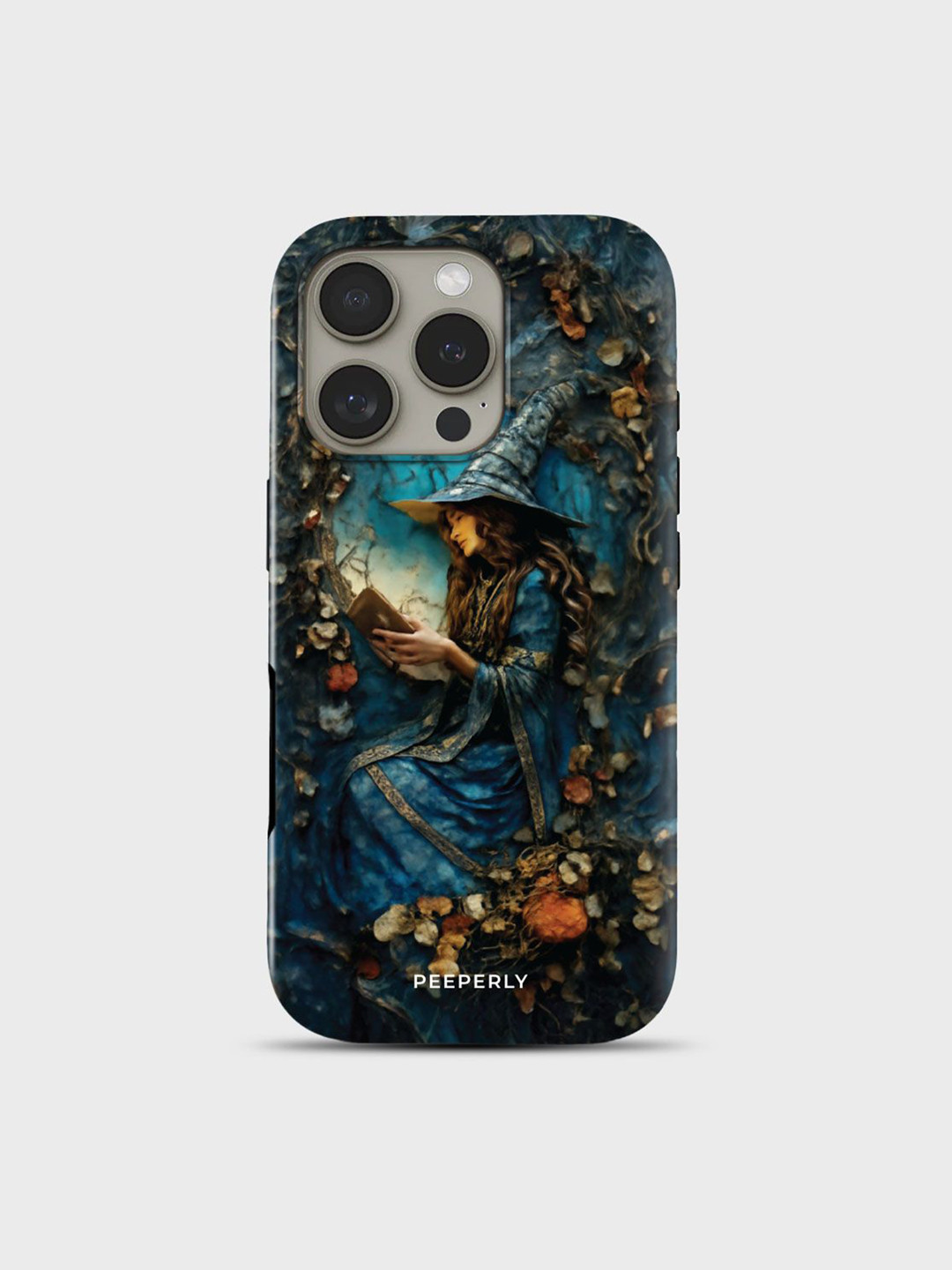 PEEPERLY Women Fairies Printed Shockproof iPhone 14 Crystal Back Case