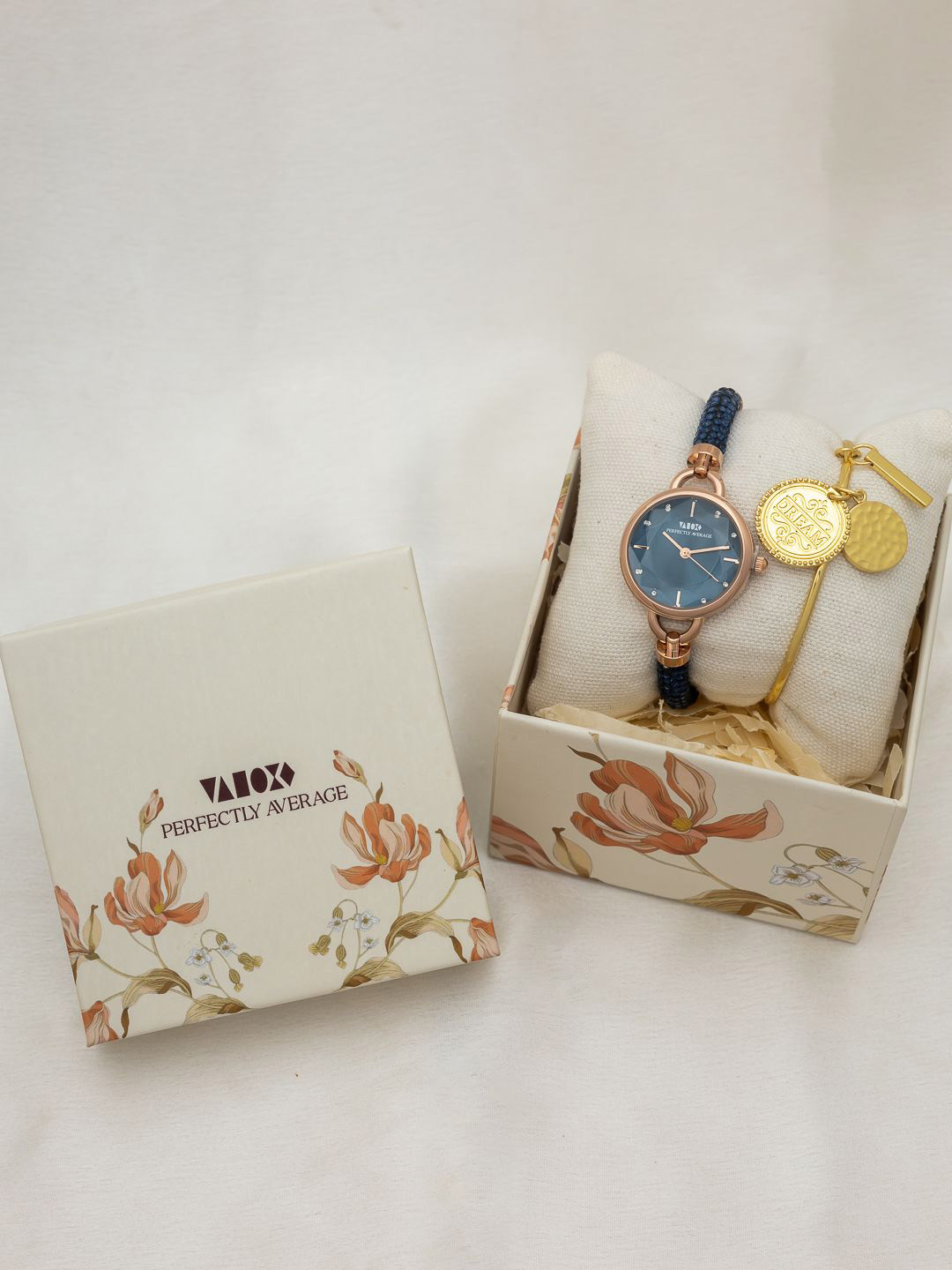 Perfectly Average Dream Bracelet & Crystal Slider Blue Watch for Woman PAJ-00010654