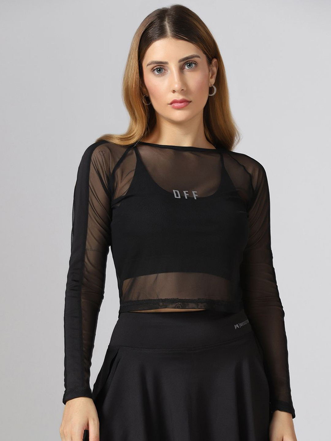 MUSCLE TORQUE Women Dri-FIT Solid Round Neck Boxy T-shirt