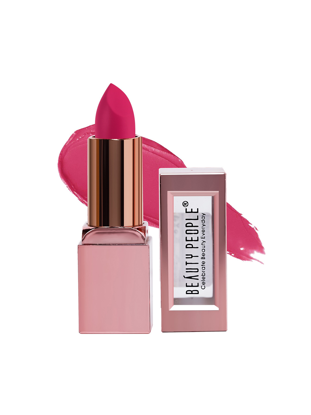 Beauty People Glorified Matte Lipstick - 8 Hrs Stay - Cherry Glam