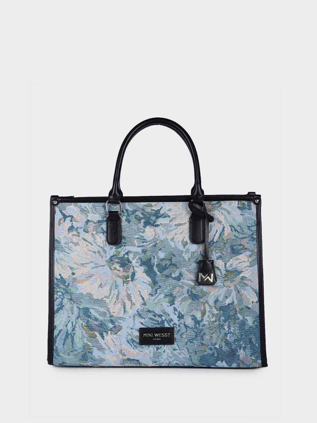 Mini west london Printed PU Bucket Tote Bag