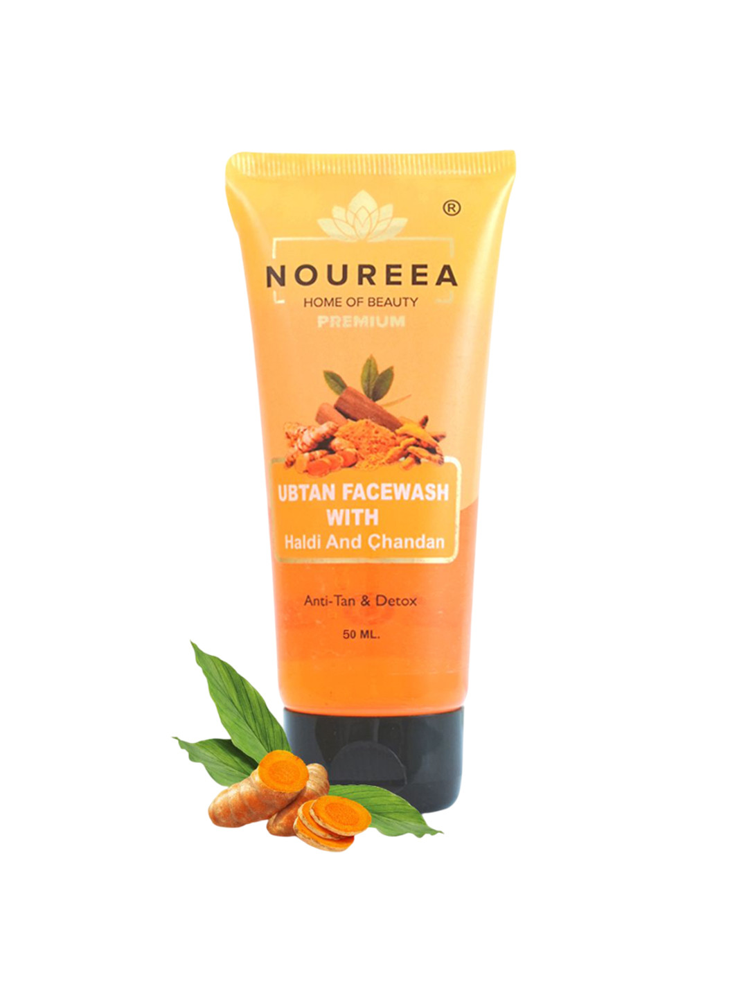 Noureea Ubtan Face Wash With Haldi & Chandan - 50 ml