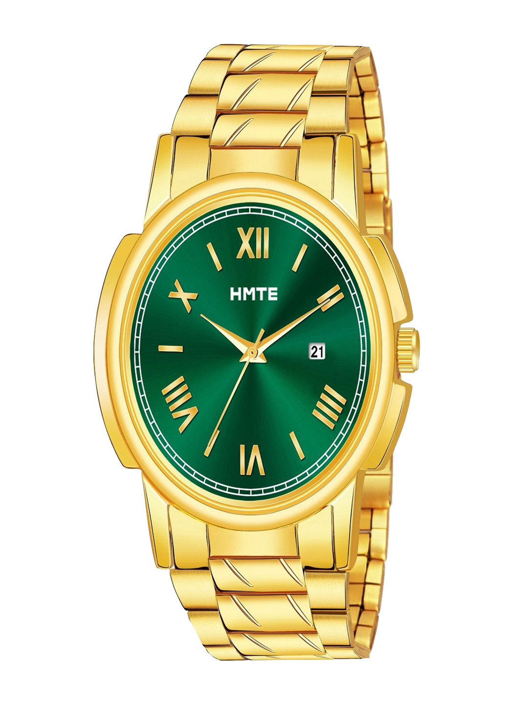 HMTE Men Dial & Bracelet Style Straps Analogue Watch HMTE HM-692Green