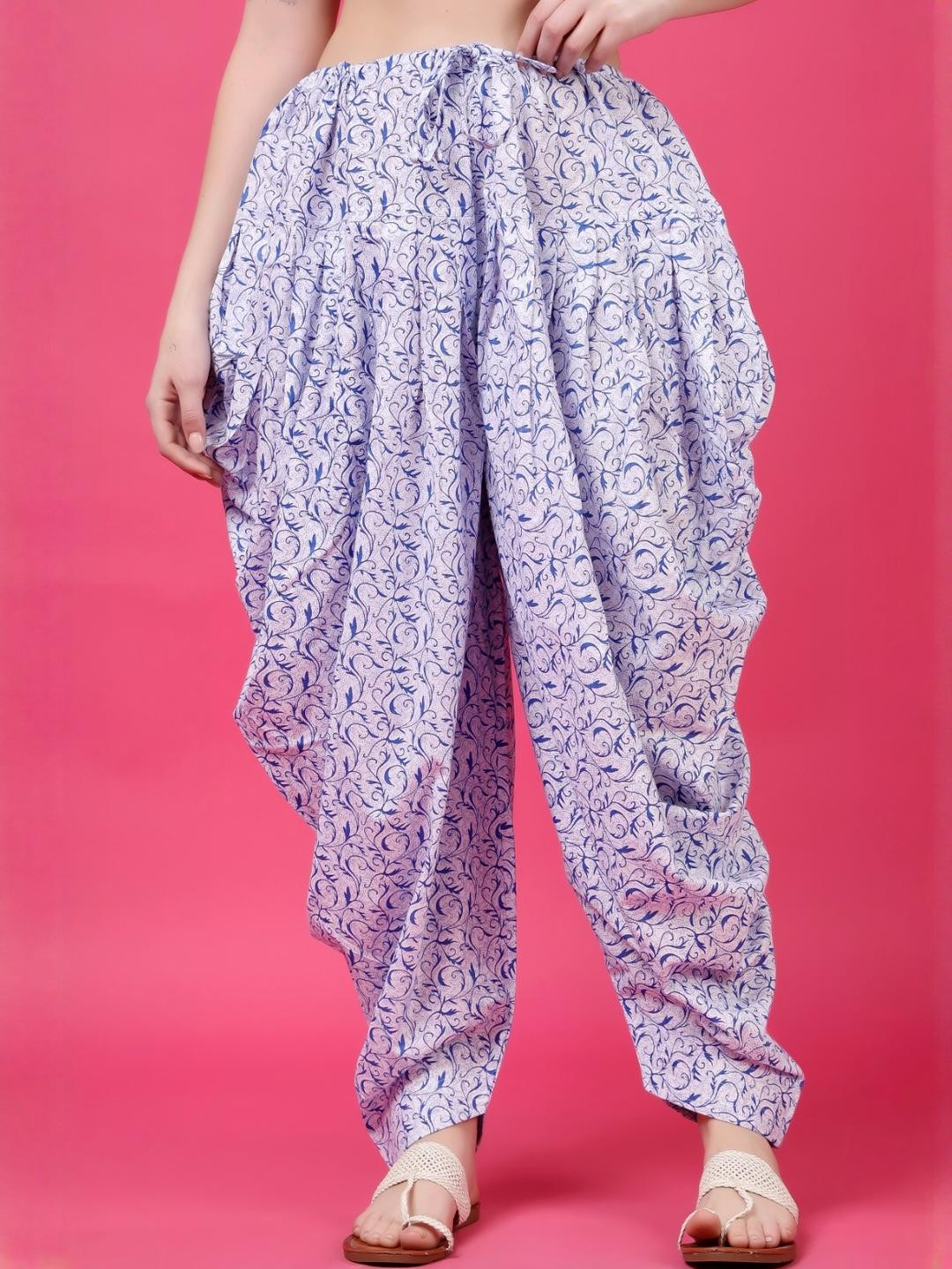 MJ LIFE STYLE Women Printed Cotton Patiala Pants