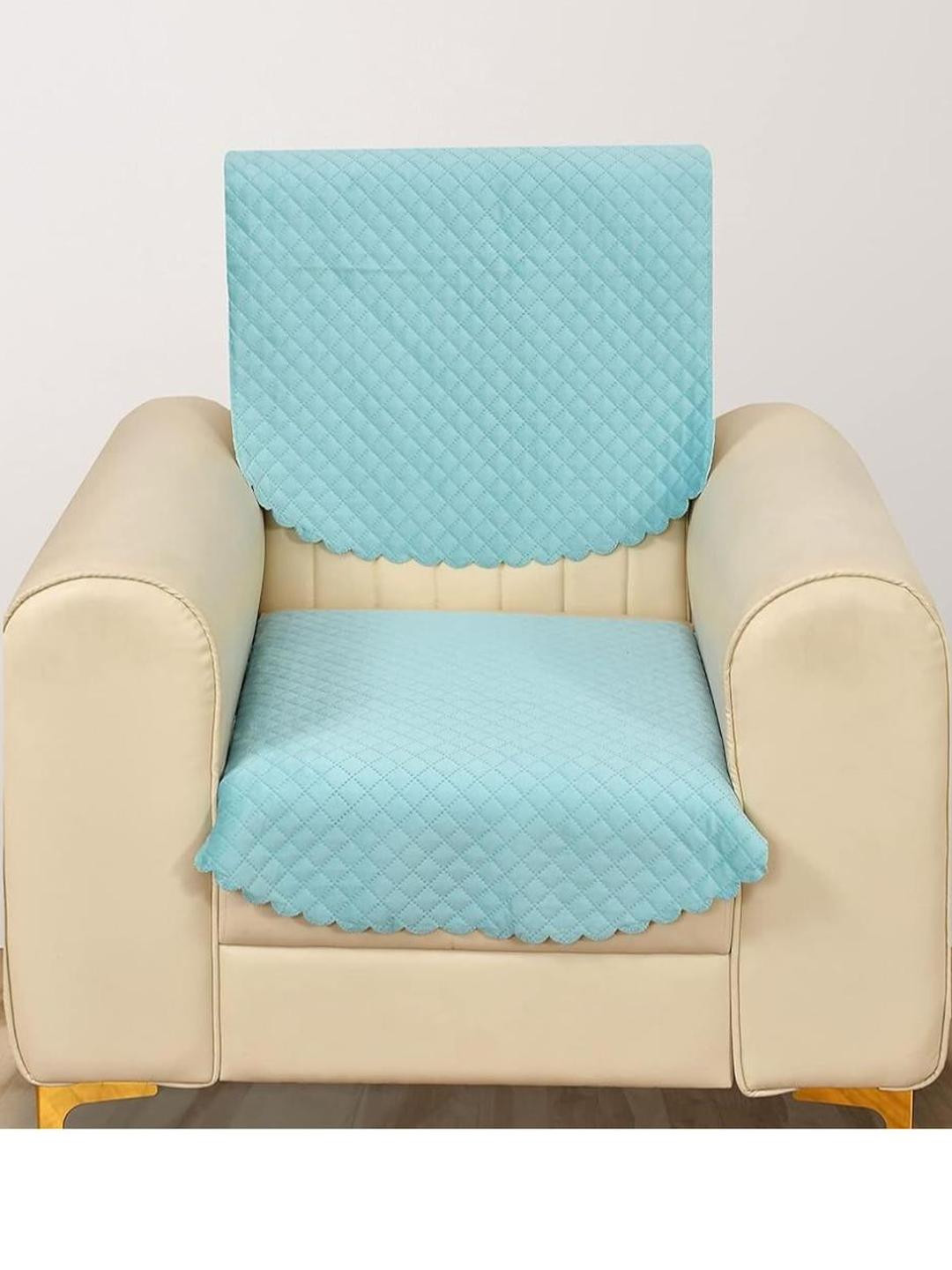 Myntra Elegant Homes Velvet 2 Piece Sofa Cover Without Arms