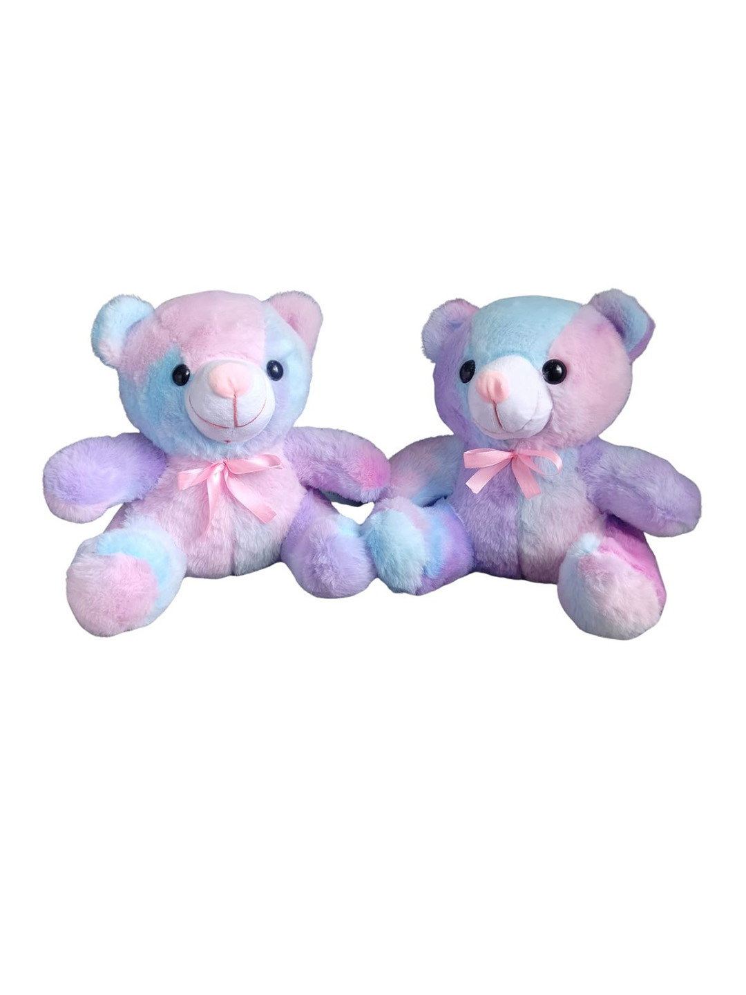 Teddy Daddy Unisezx Rainbow Teddy With Heart Soft Toy