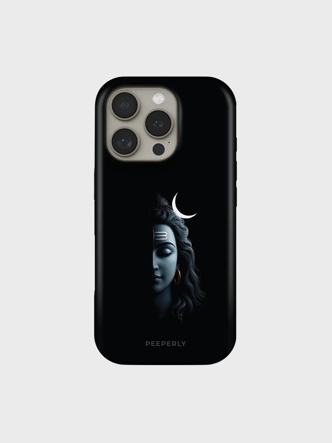 PEEPERLY Women Shiv Soul Printed Shockproof iPhone 14 Crystal Back Case