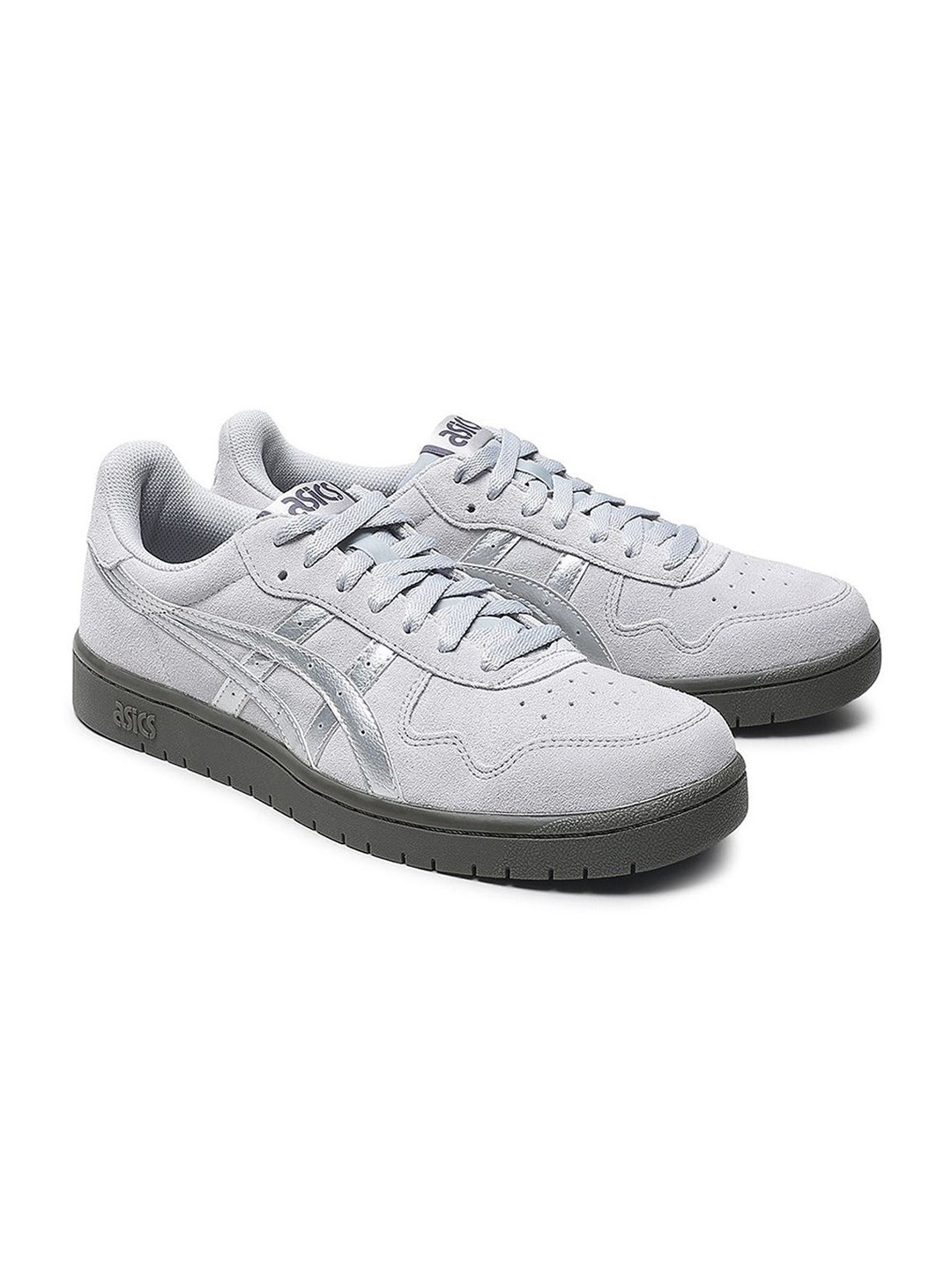 ASICS Japan S Men Perforations Round Toe Leather Sneakers Shoes