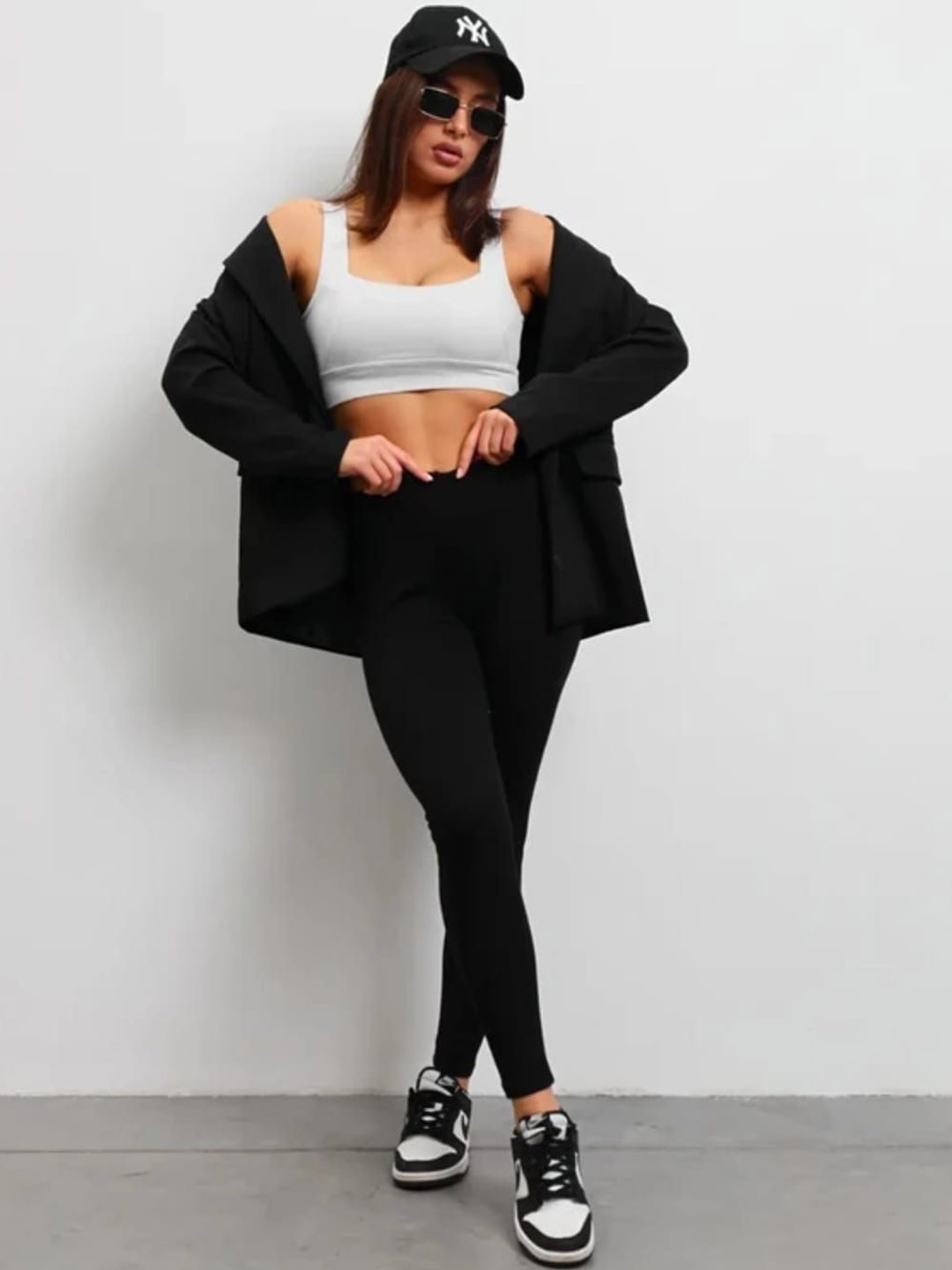 KGN HUB Women High-Rise Ankle Length Gym Tights