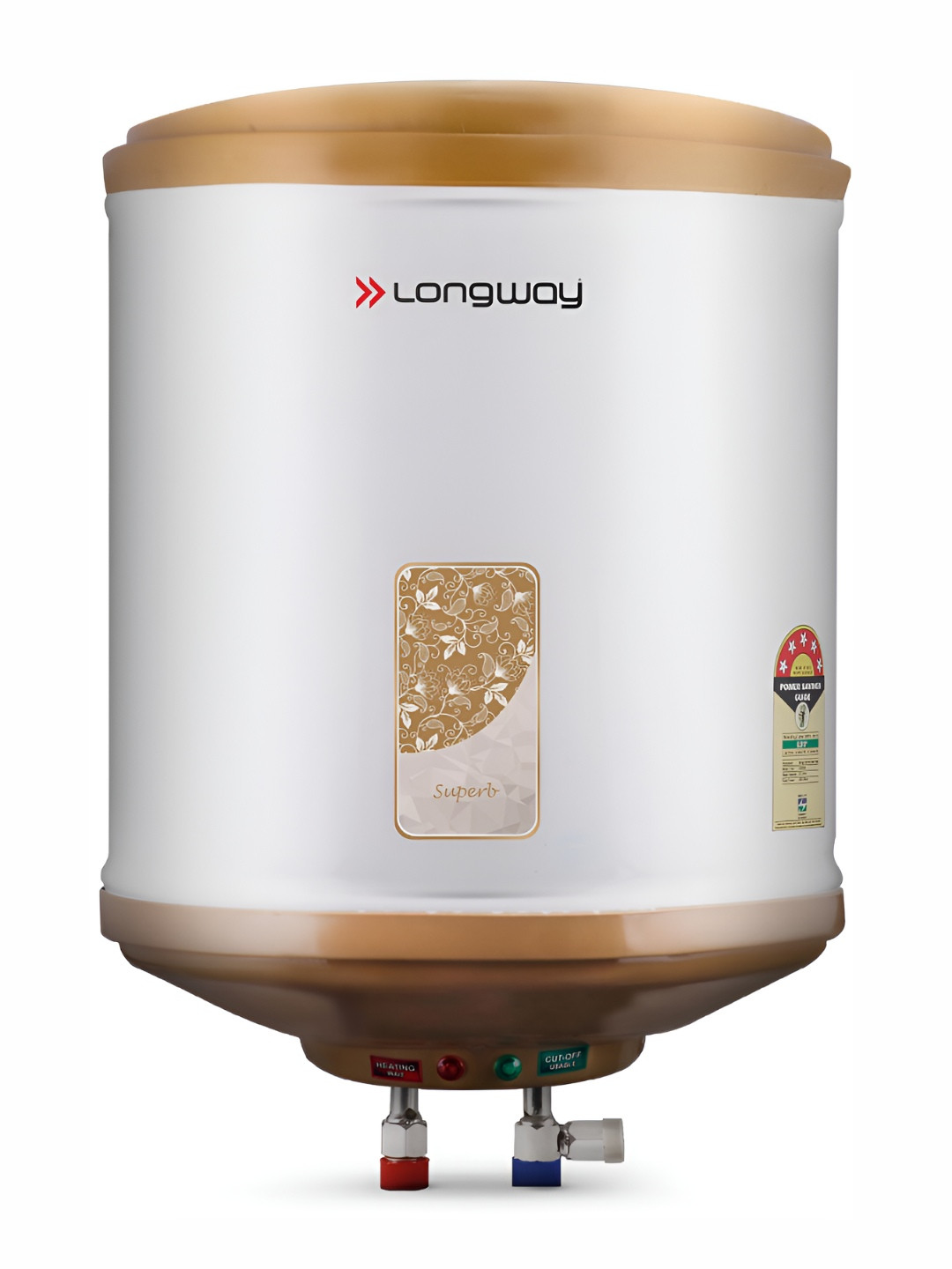 Longway Superb Cream Colored 2000 W Automatic Instant Water Heater - 6L