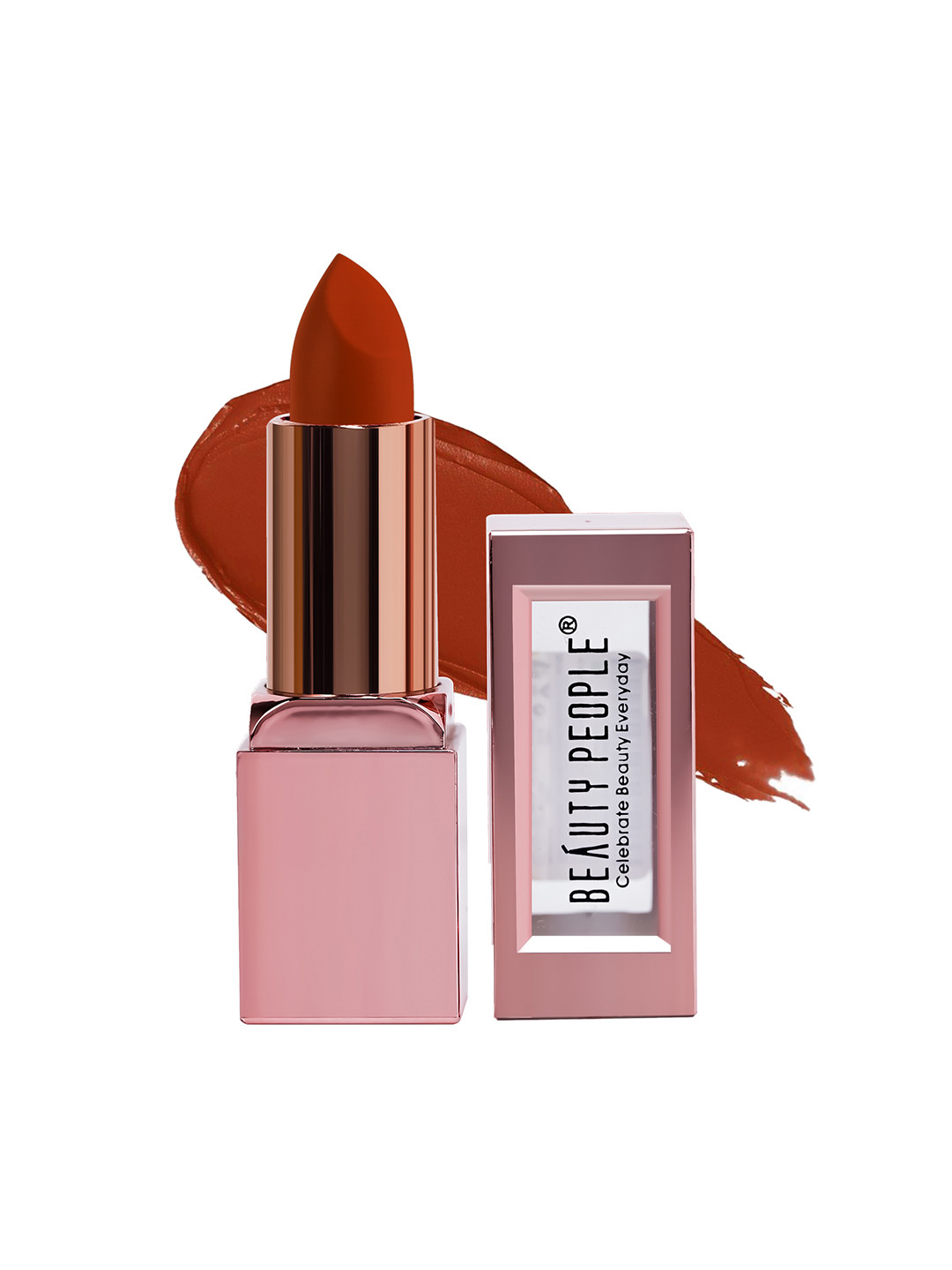 Beauty People Glorified Gold Smudgeproof Matte Lipstick With Vitamin E-3.8g-Red Liberation