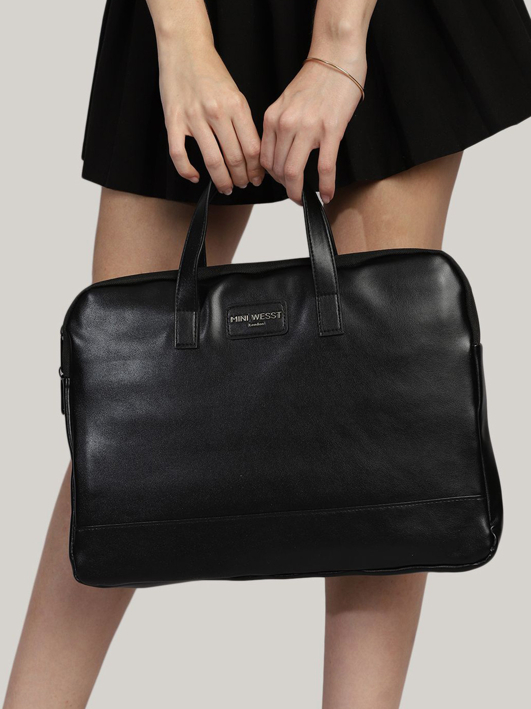 Mini west london Unisex PU Laptop Bag