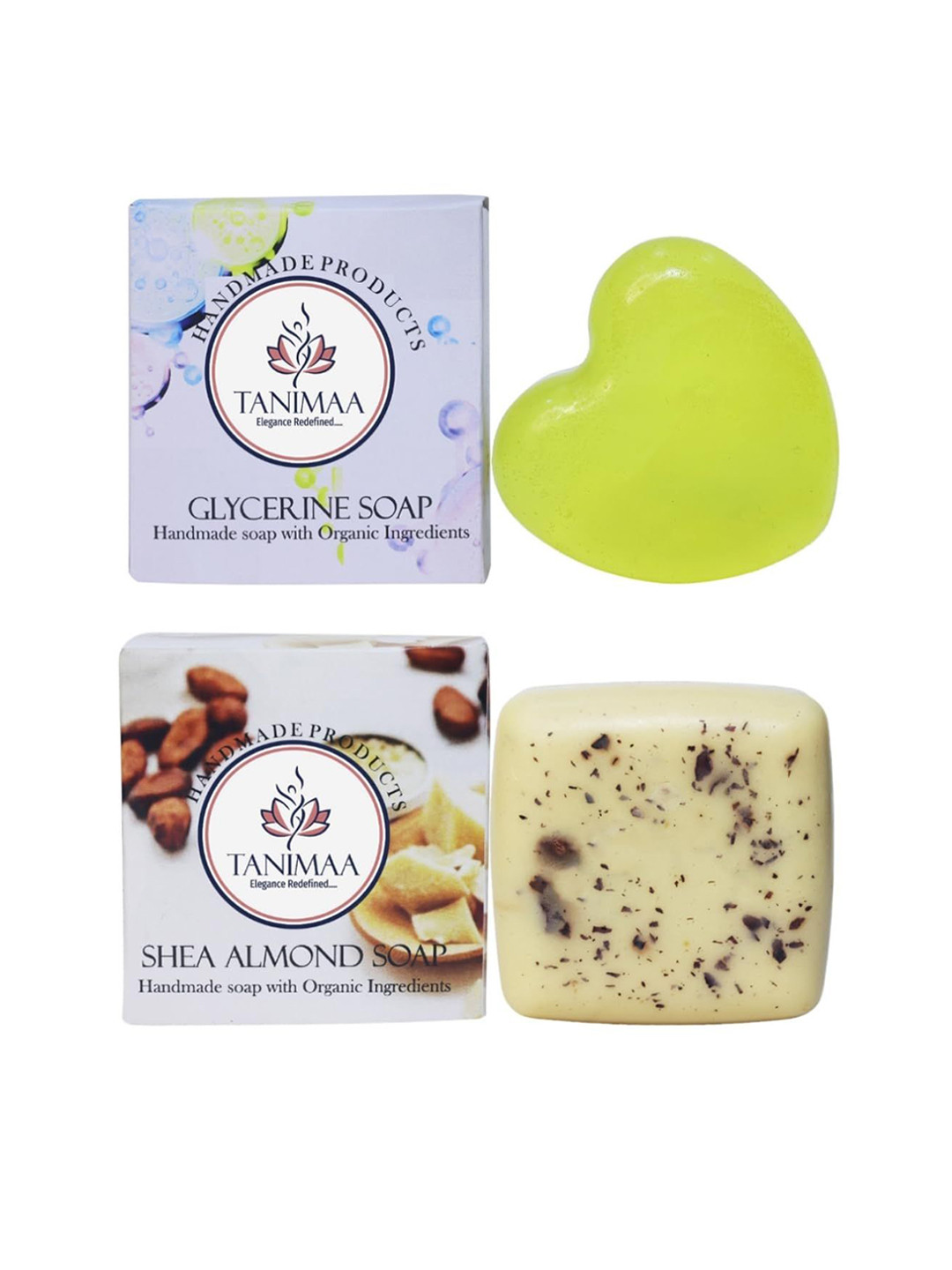TANIMAA Set Of 2 Natural Glycerin &  Shea Butter Soap - 150 g Each